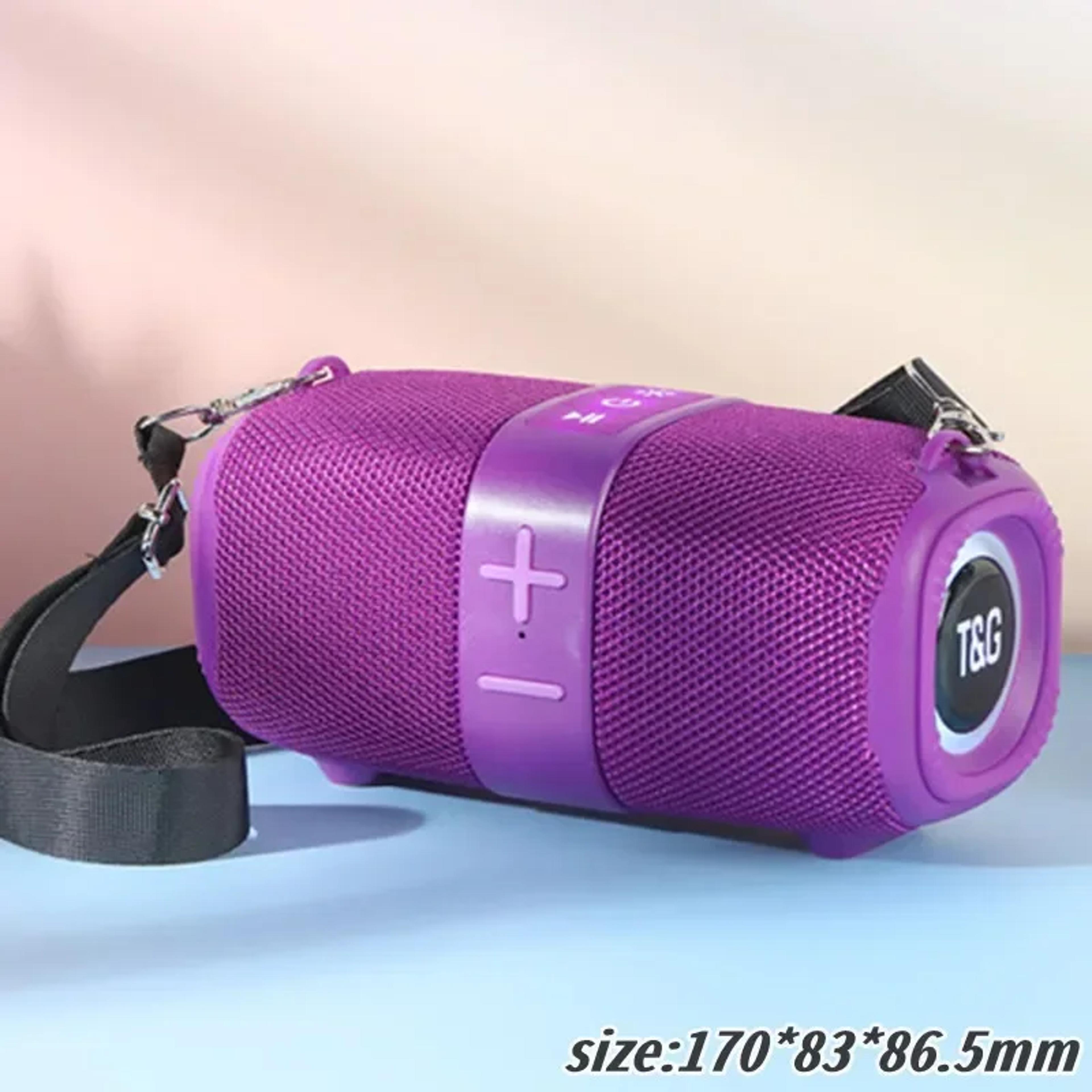 Portable Bluetooth Speaker With Dual Drivers RGB Lights FM Radio  TF USB Playback 9