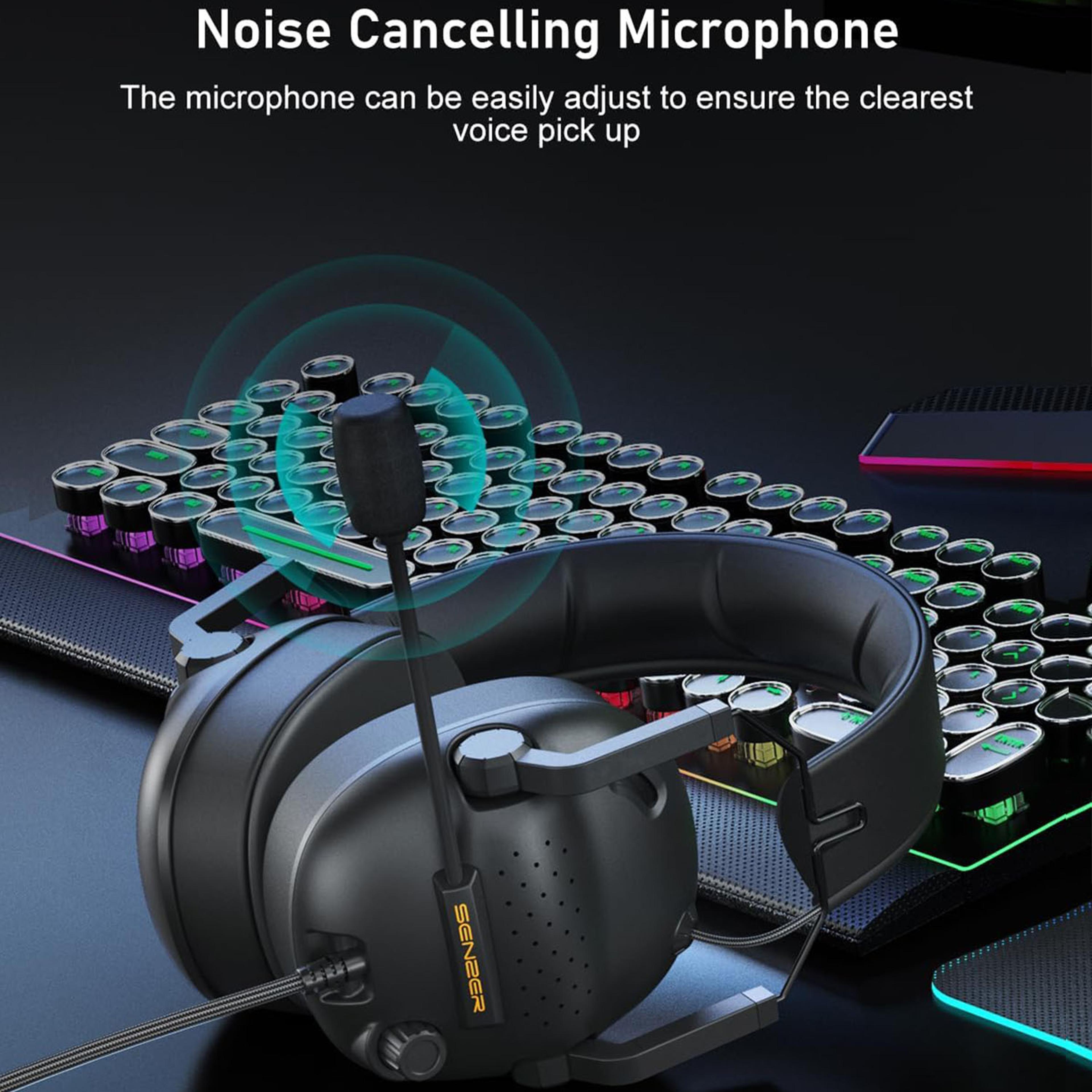 Wired Gaming Headset With Noise Cancelling Microphone For Xbox  Switch 4