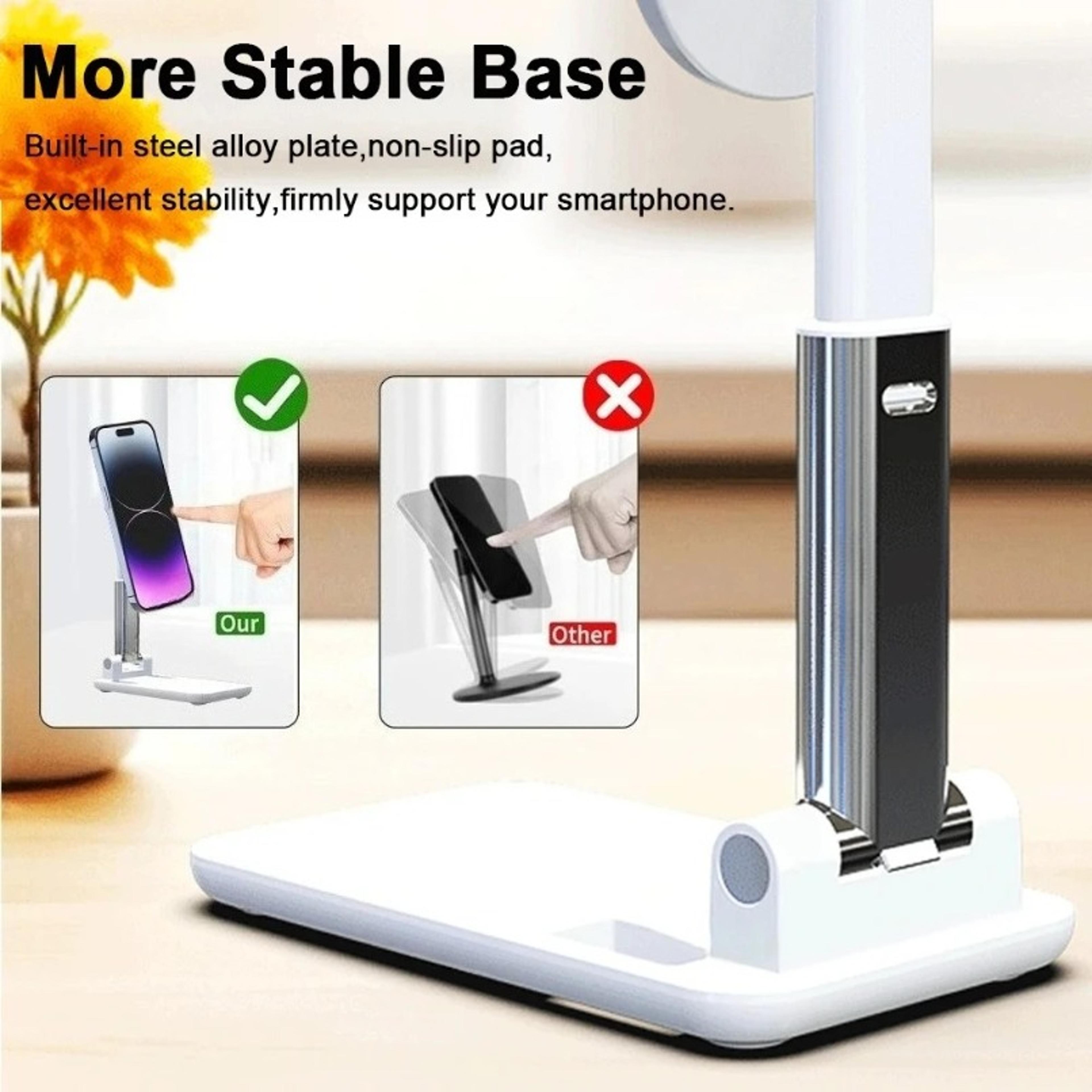 MagSafe Magnetic Phone Stand Foldable Desktop Holder For IPhone Tablets  Live Streaming 5