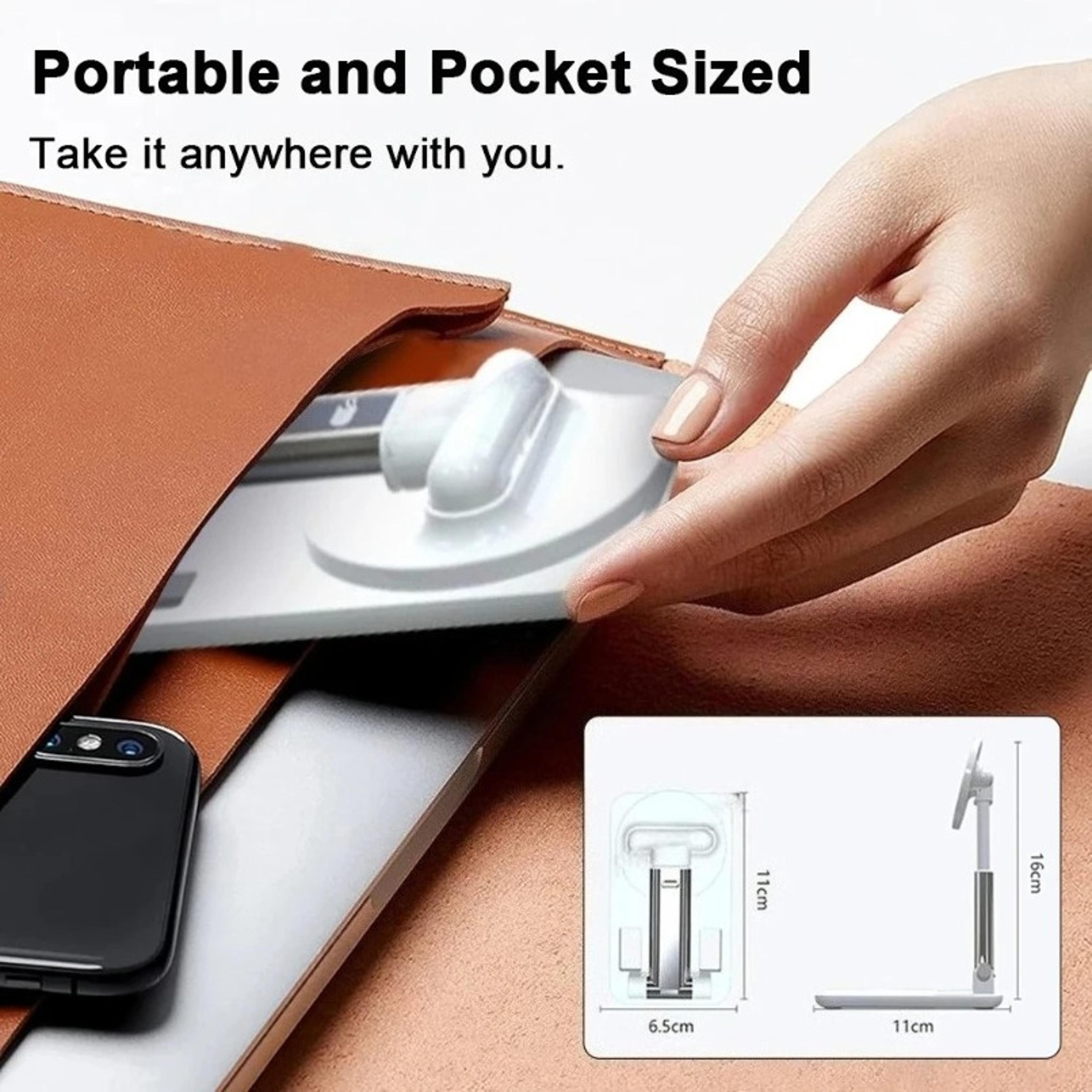 MagSafe Magnetic Phone Stand Foldable Desktop Holder For IPhone Tablets  Live Streaming 6