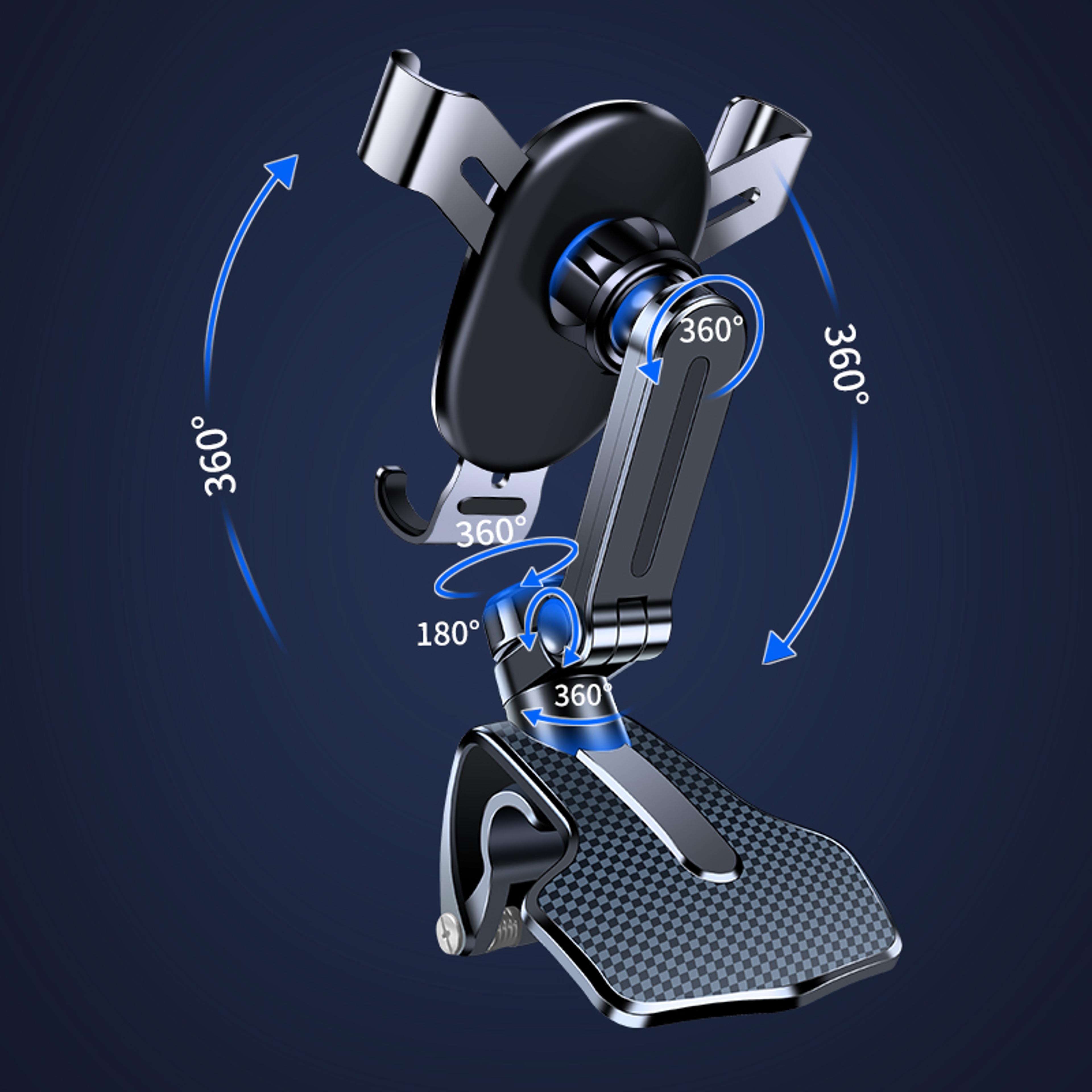Gravity Lock Car Phone Holder Dashboard Mount For Secure Hands Free Navigation 2