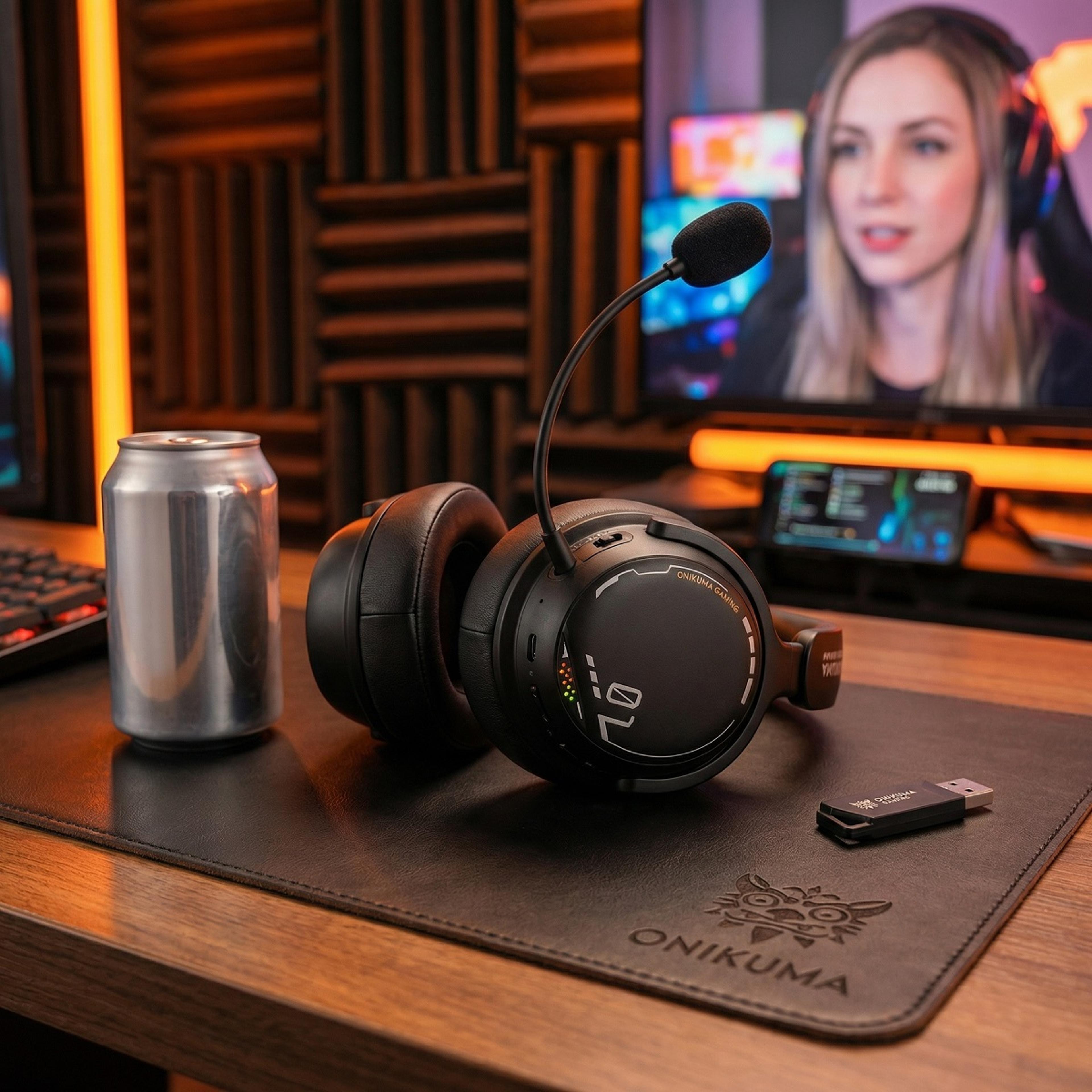 Wireless Gaming Headset With Mic Bluetooth Wired For  Mobile 4