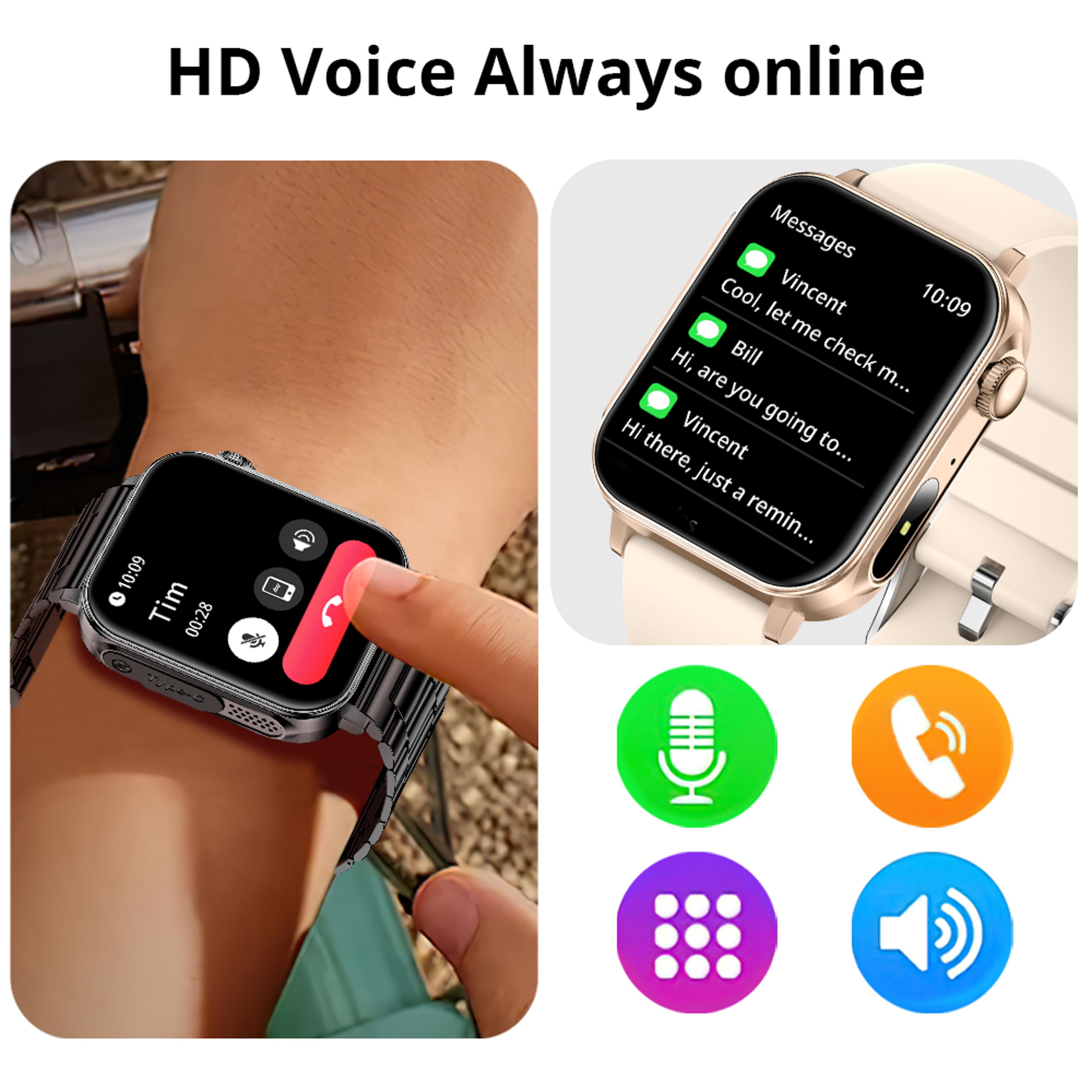 Bluetooth Calling Smartwatch With Health Tracking Waterproof For Android And IPhone 8