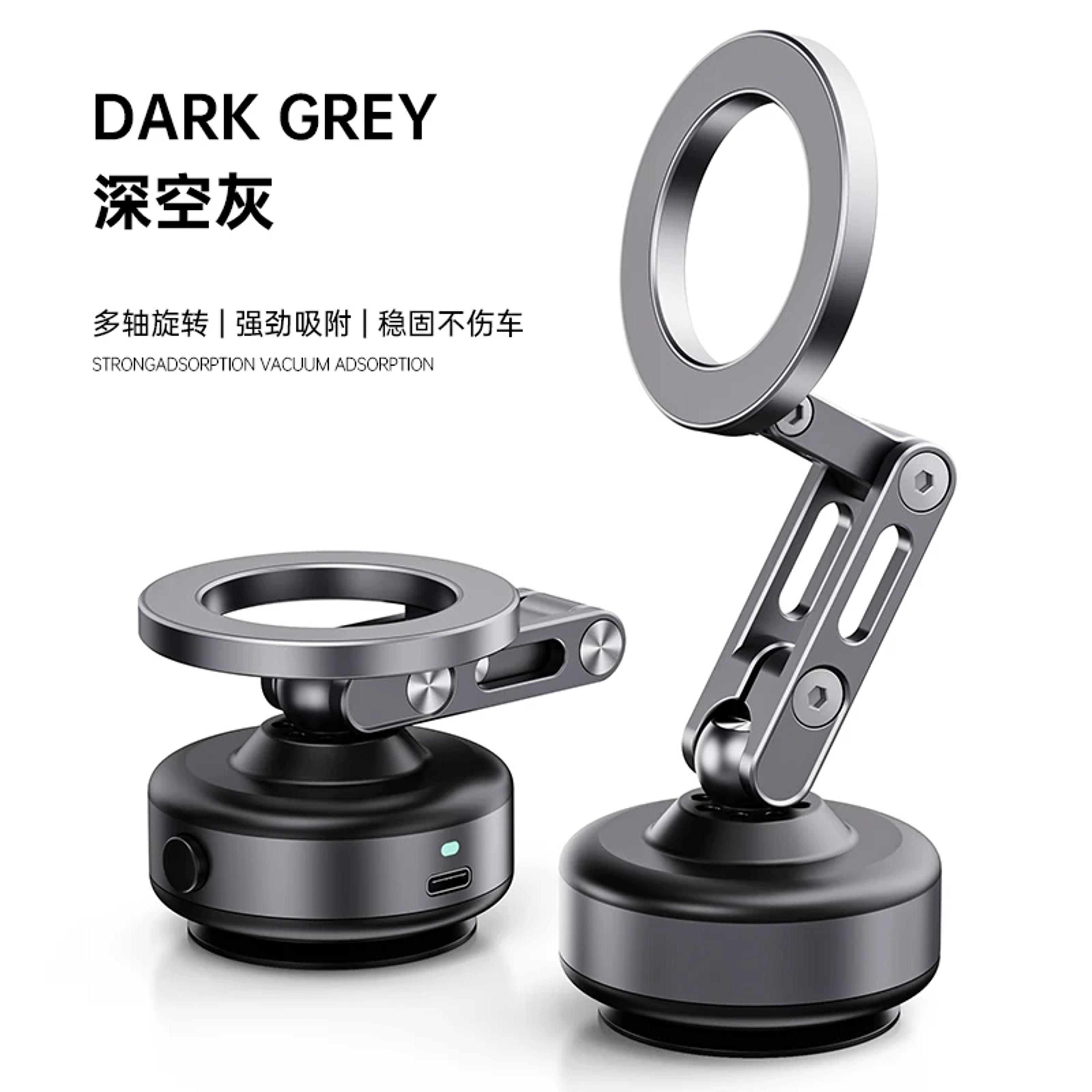 Magnetic Car Phone Holder With Vacuum Suction And Foldable Rotation 6