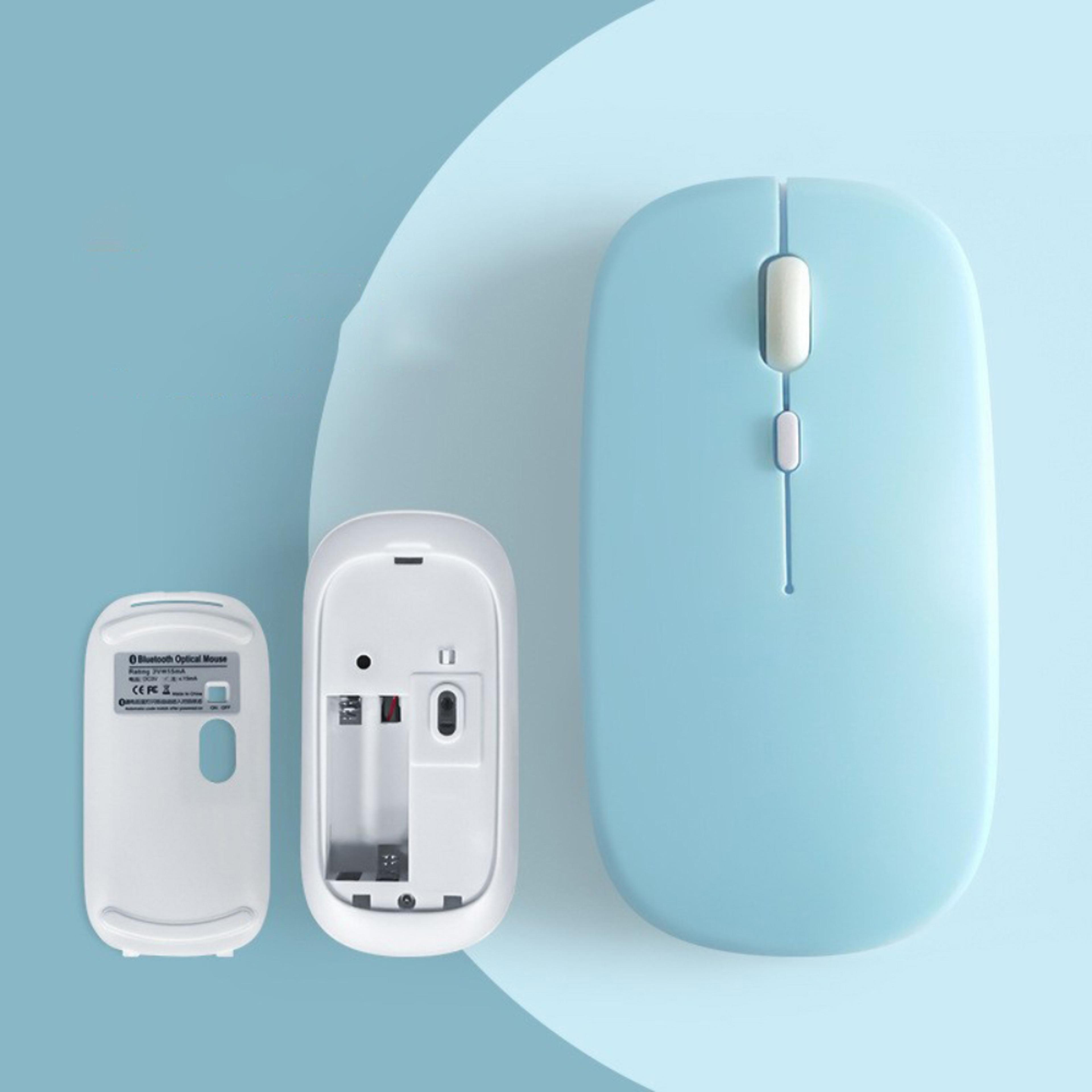 Bluetooth Wireless Mouse Silent Portable Computer Mouse For Laptop Tablet  Office Gaming 0