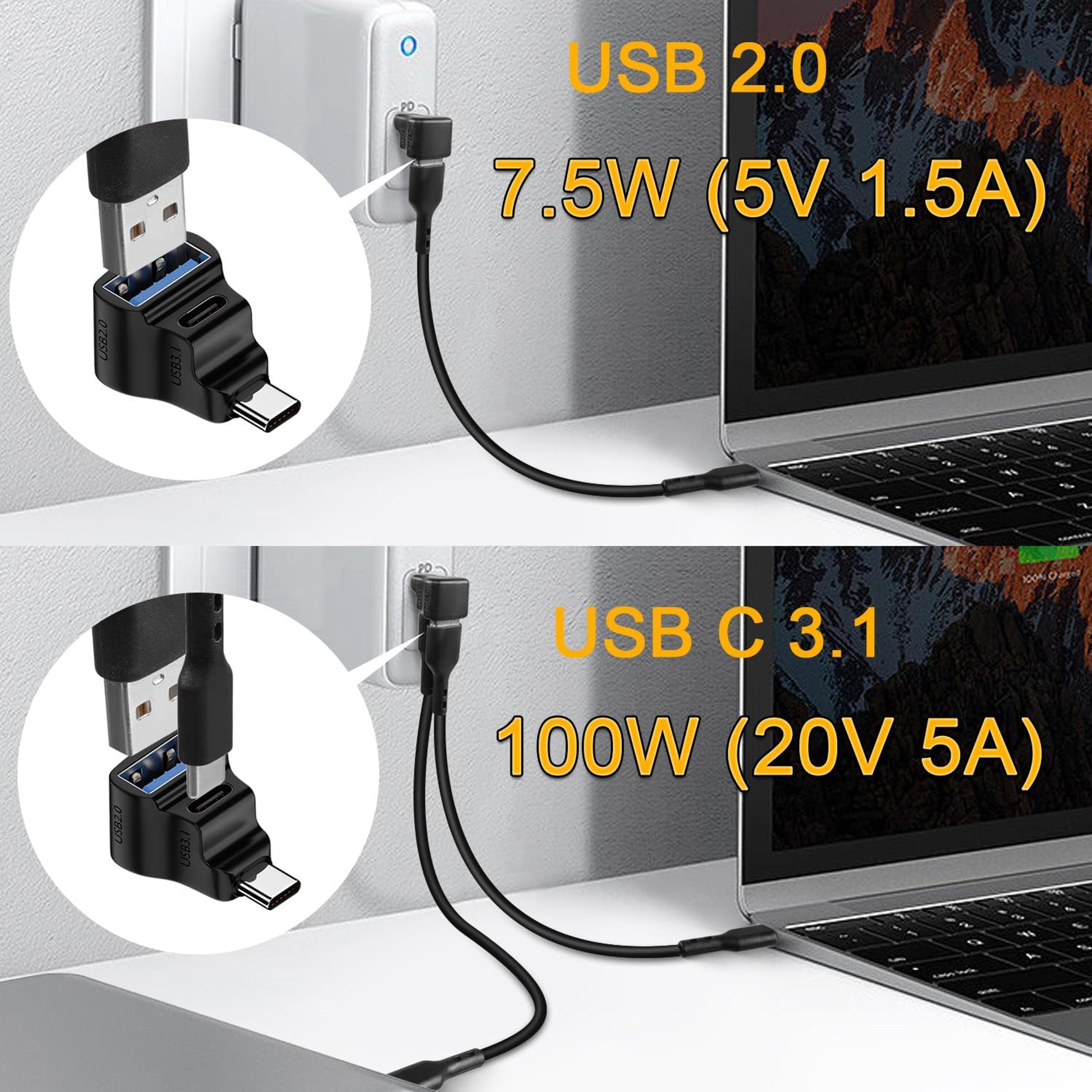 USB C To USB C  USB A Adapter For Steam Deck Laptops And Tablets 3