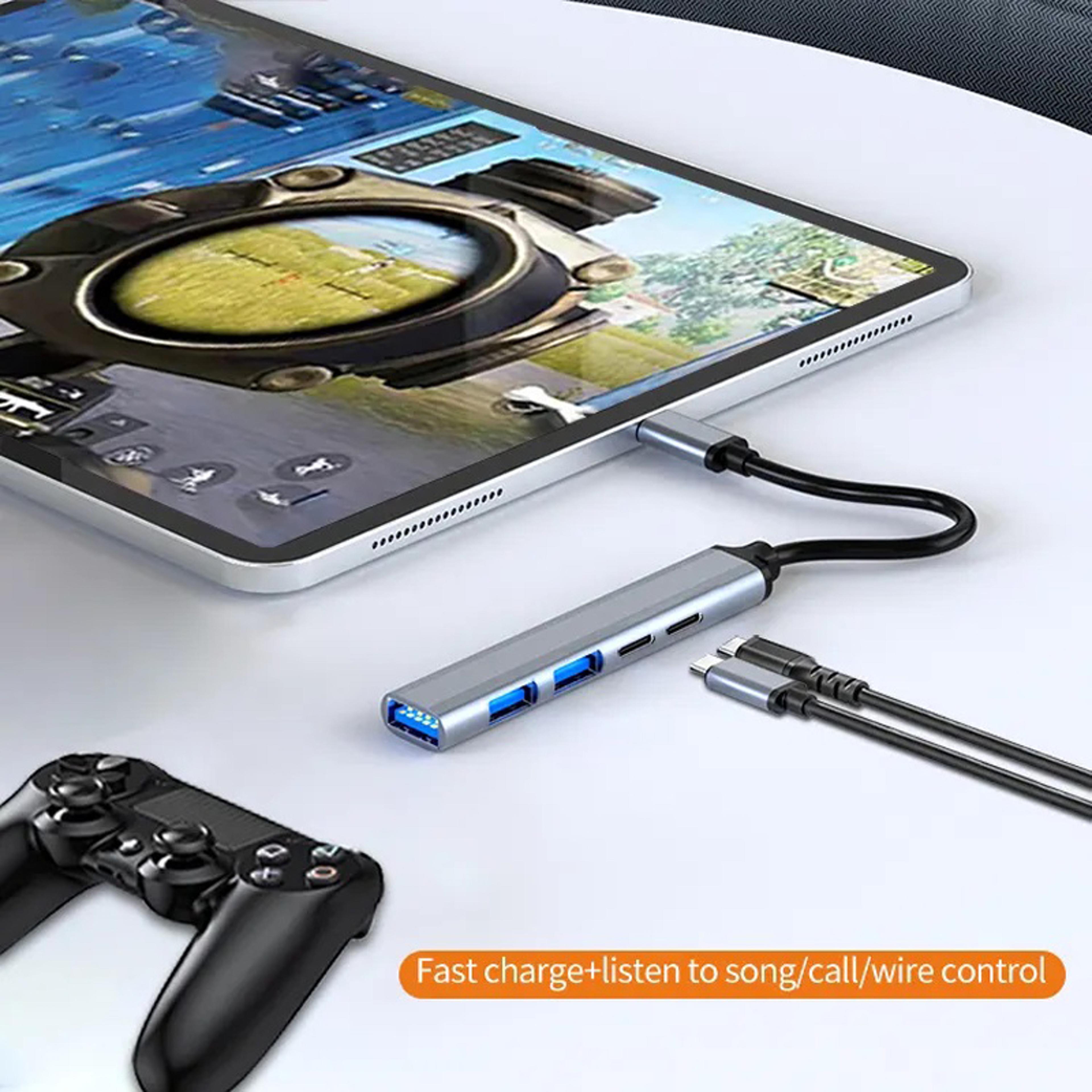 USB C Hub With PD Fast Charging USB Docking Station For MacBook Pro Mac Mini Laptop 6