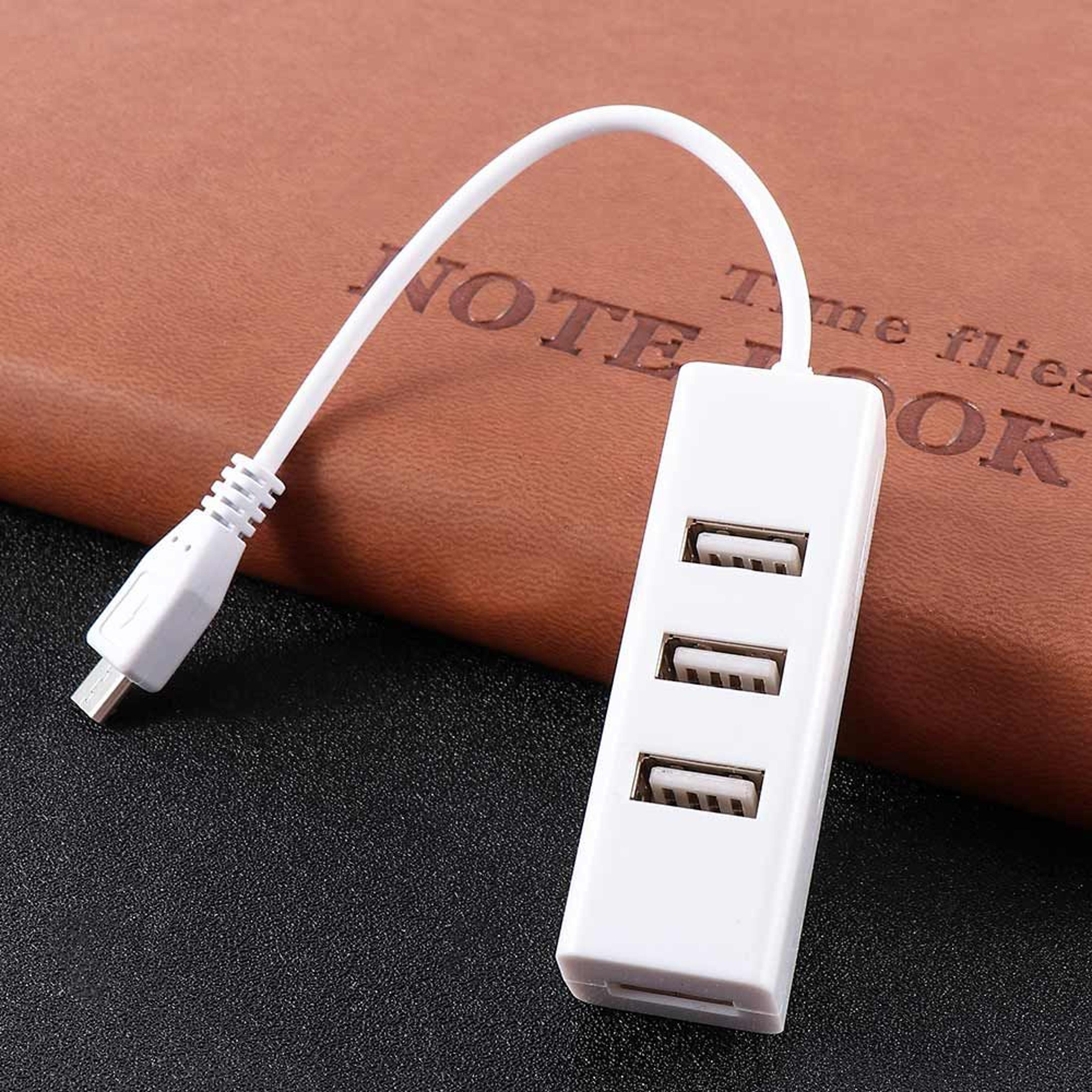 Micro USB OTG Hub Port USB Splitter With Power Switch For Raspberry Pi Zero And Android Devices 3