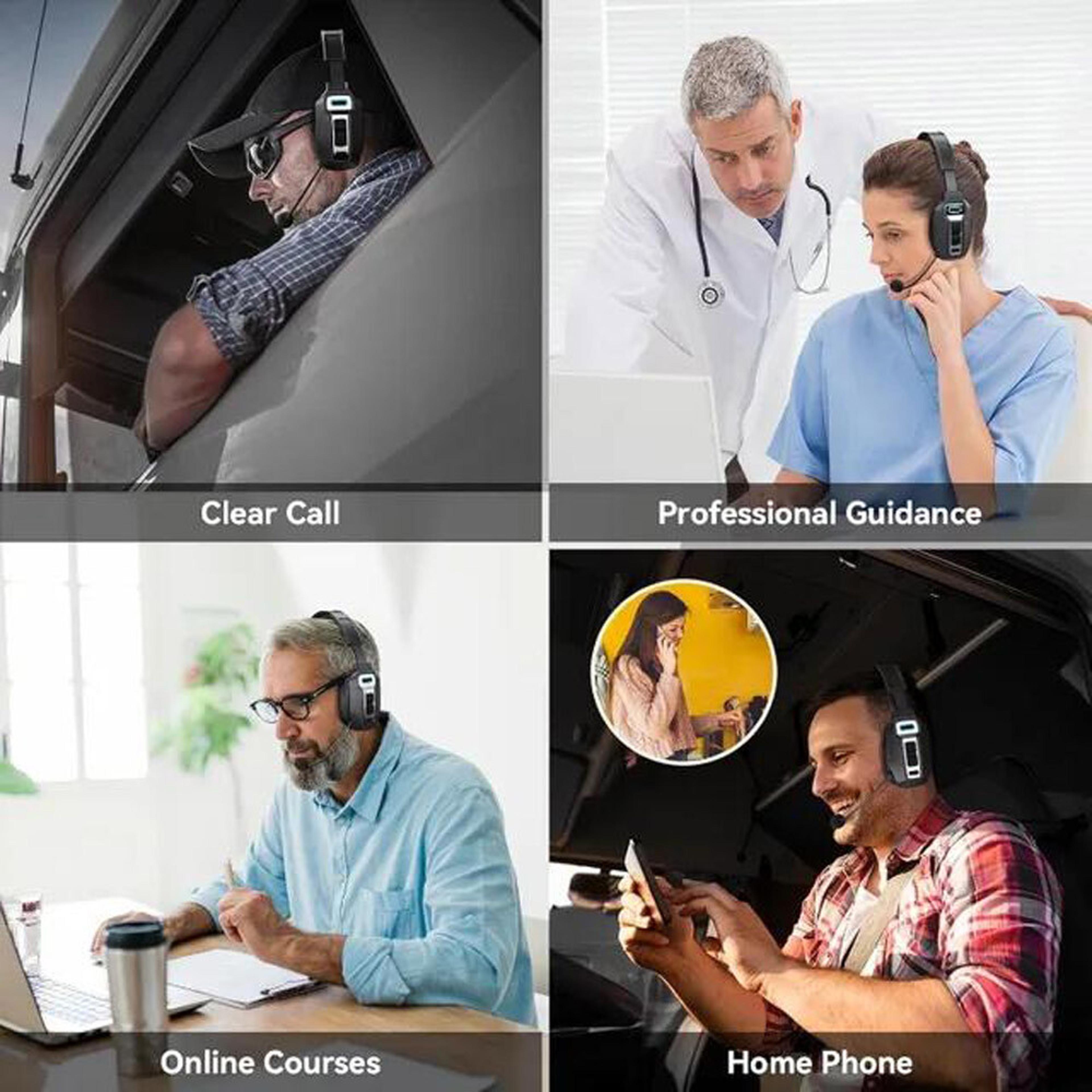 Bluetooth Trucker Headset Wireless Bluetooth Noise Cancelling Microphone For PC And Mobile Phones 3