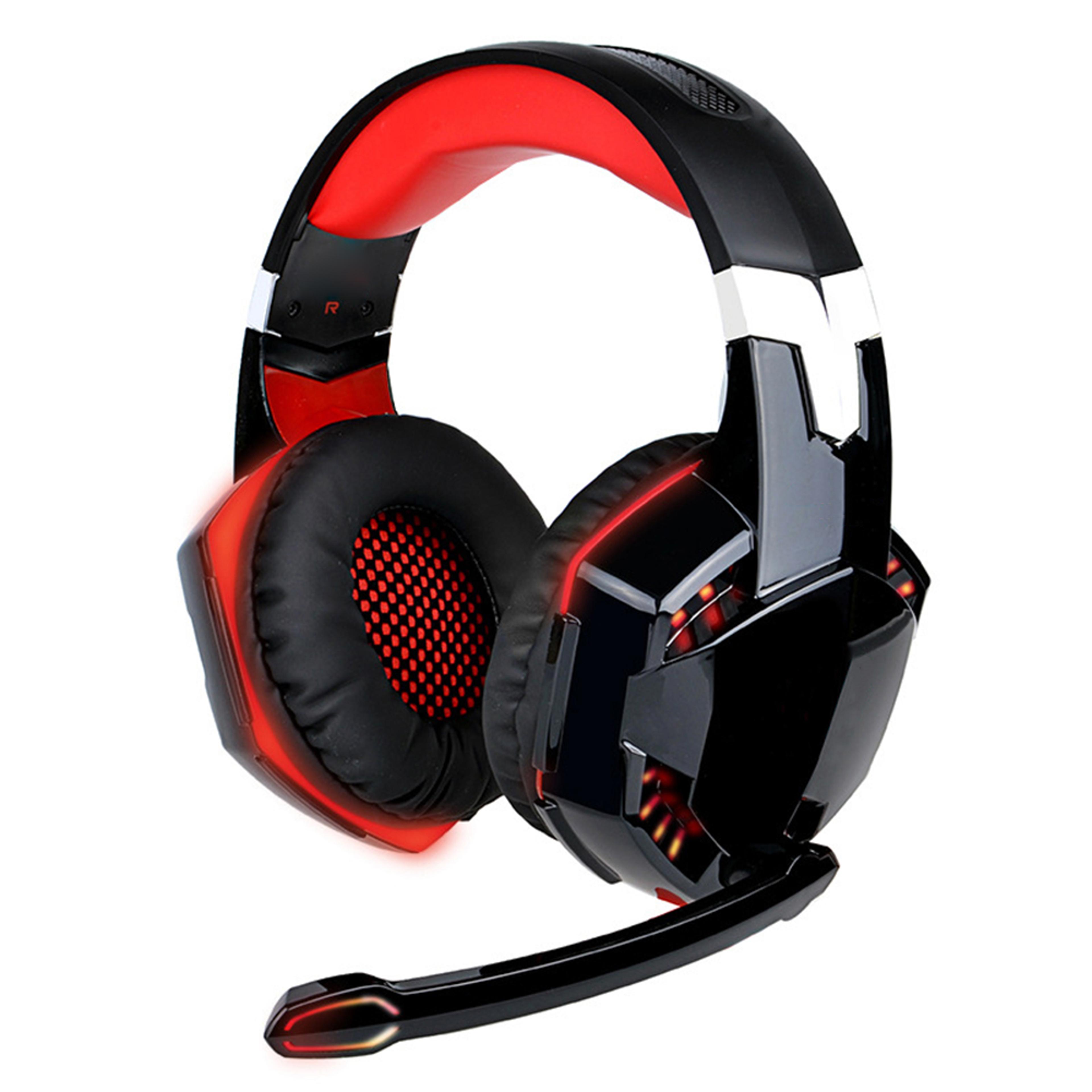 Gaming Headset With Mic Wired Stereo Bass PC Gaming Headphones For Computer Laptop And Console 2