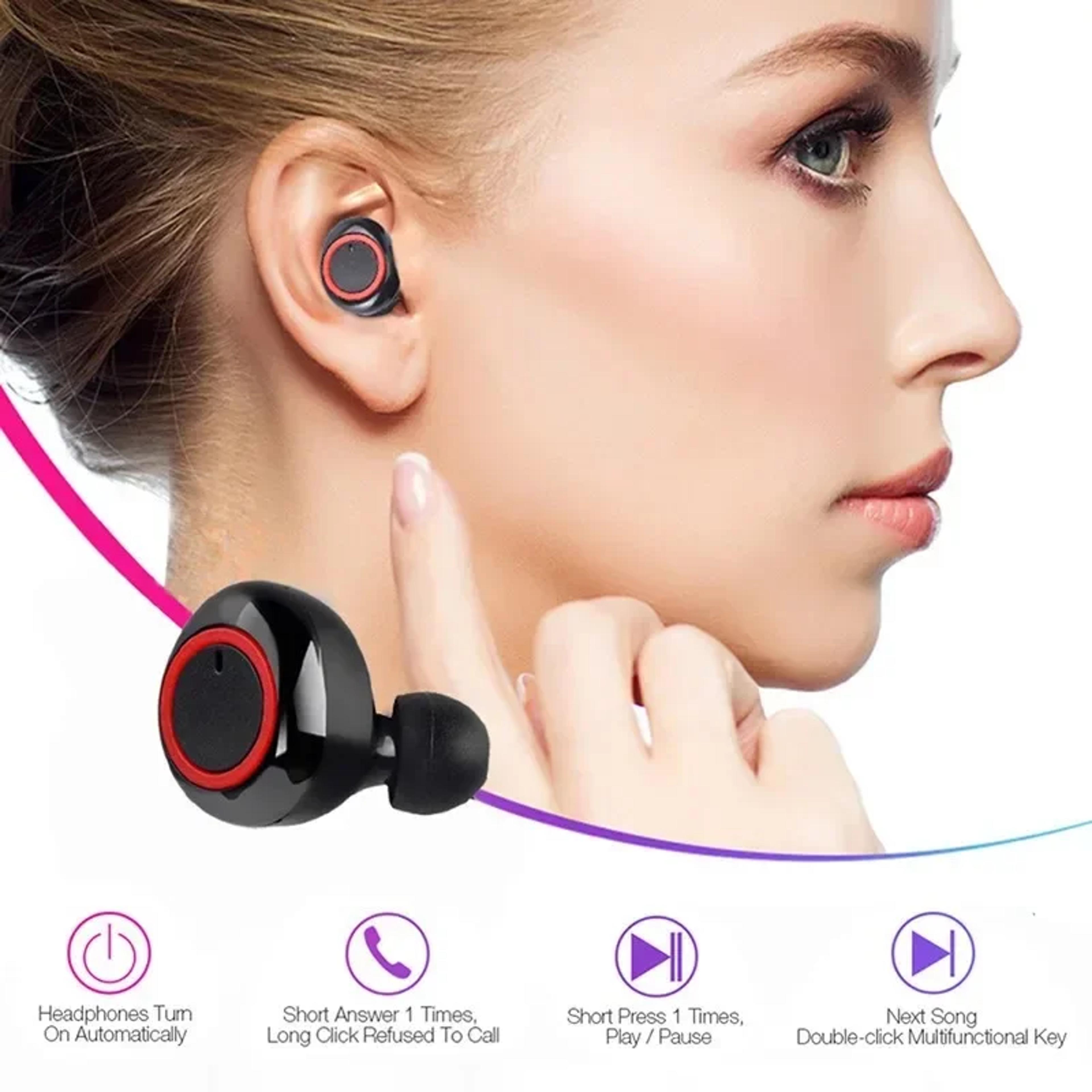 Bluetooth Earbuds Wireless Headphones Deep Bass Waterproof Sport Earphones 2