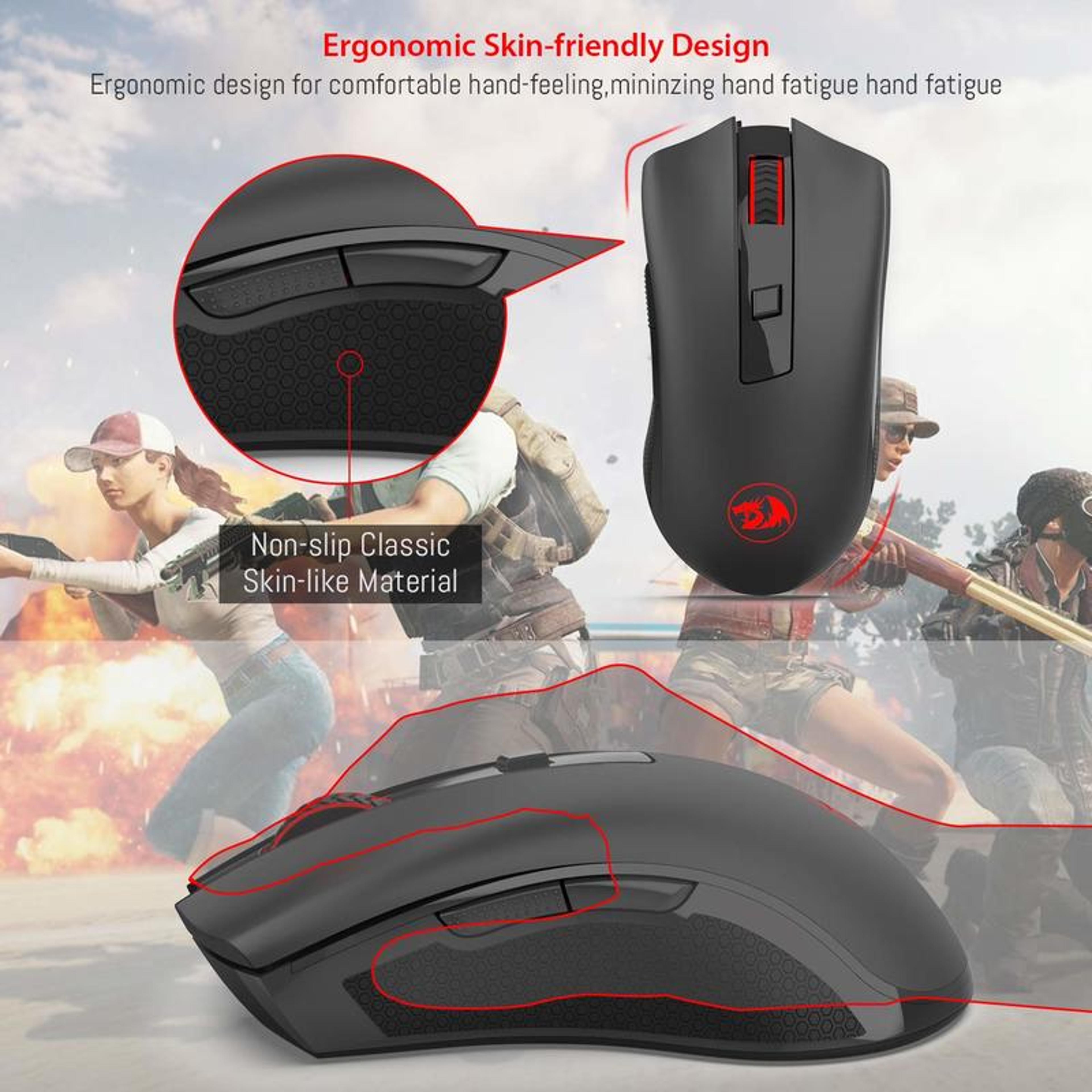 Wireless Mouse With USB Receiver Portable Gaming Office Mouse With Adjustable DPI Levels 1