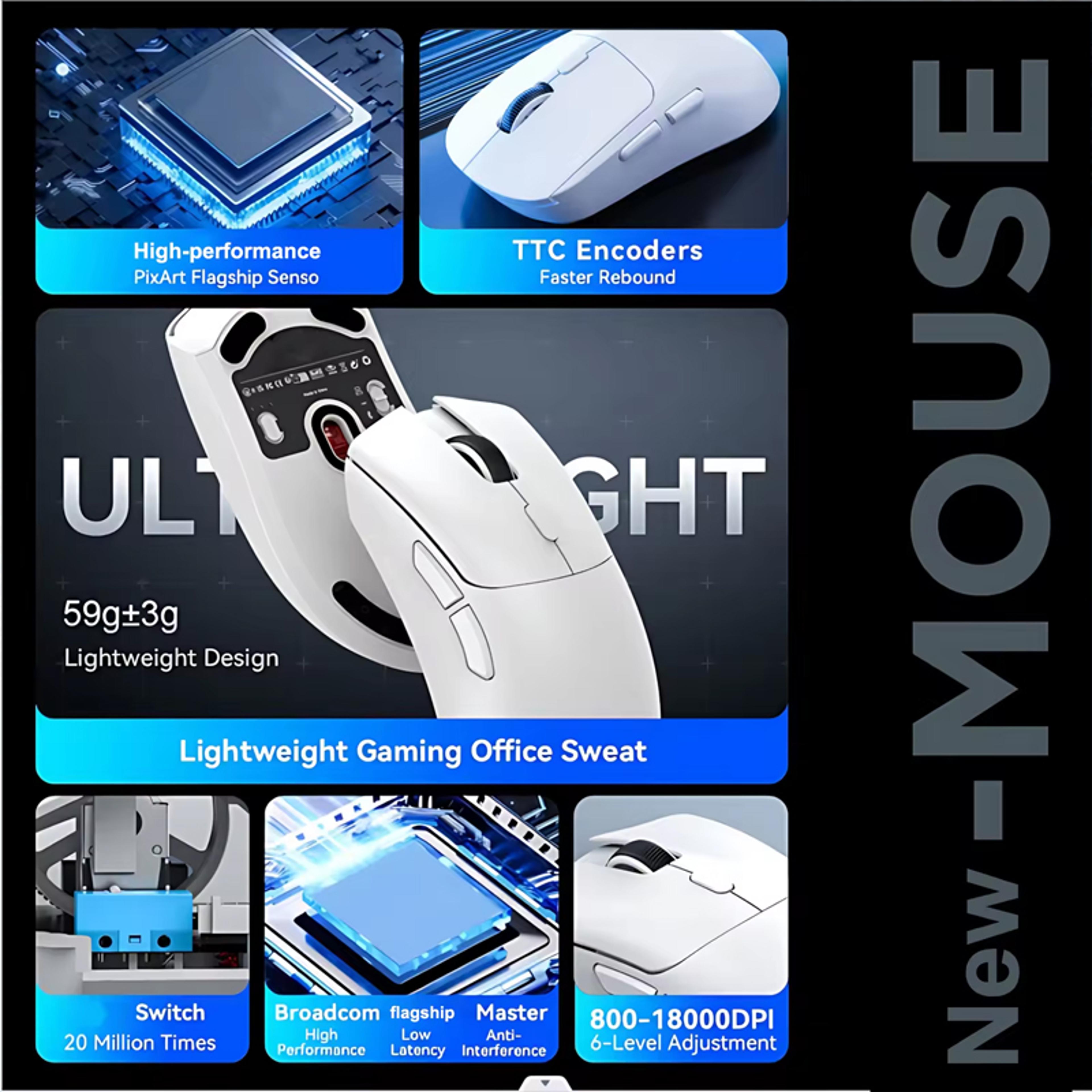 Rechargeable Bluetooth Wireless Mouse Silent Mouse For Laptop IPad Tablet And PC 3