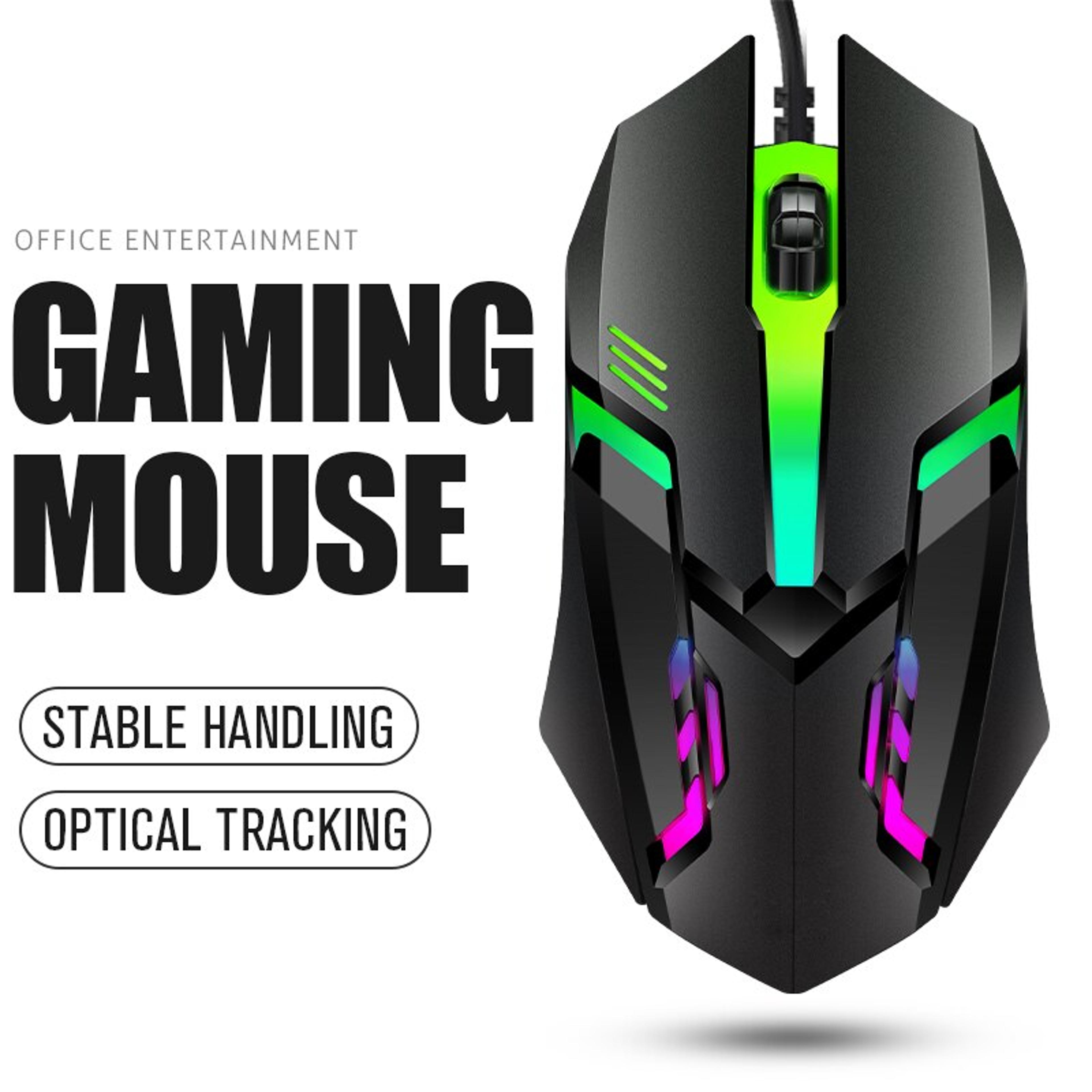 ITLY M01 Wired Gaming Mouse USB LED Backlit Ergonomic Mouse For PC Laptop Office 1