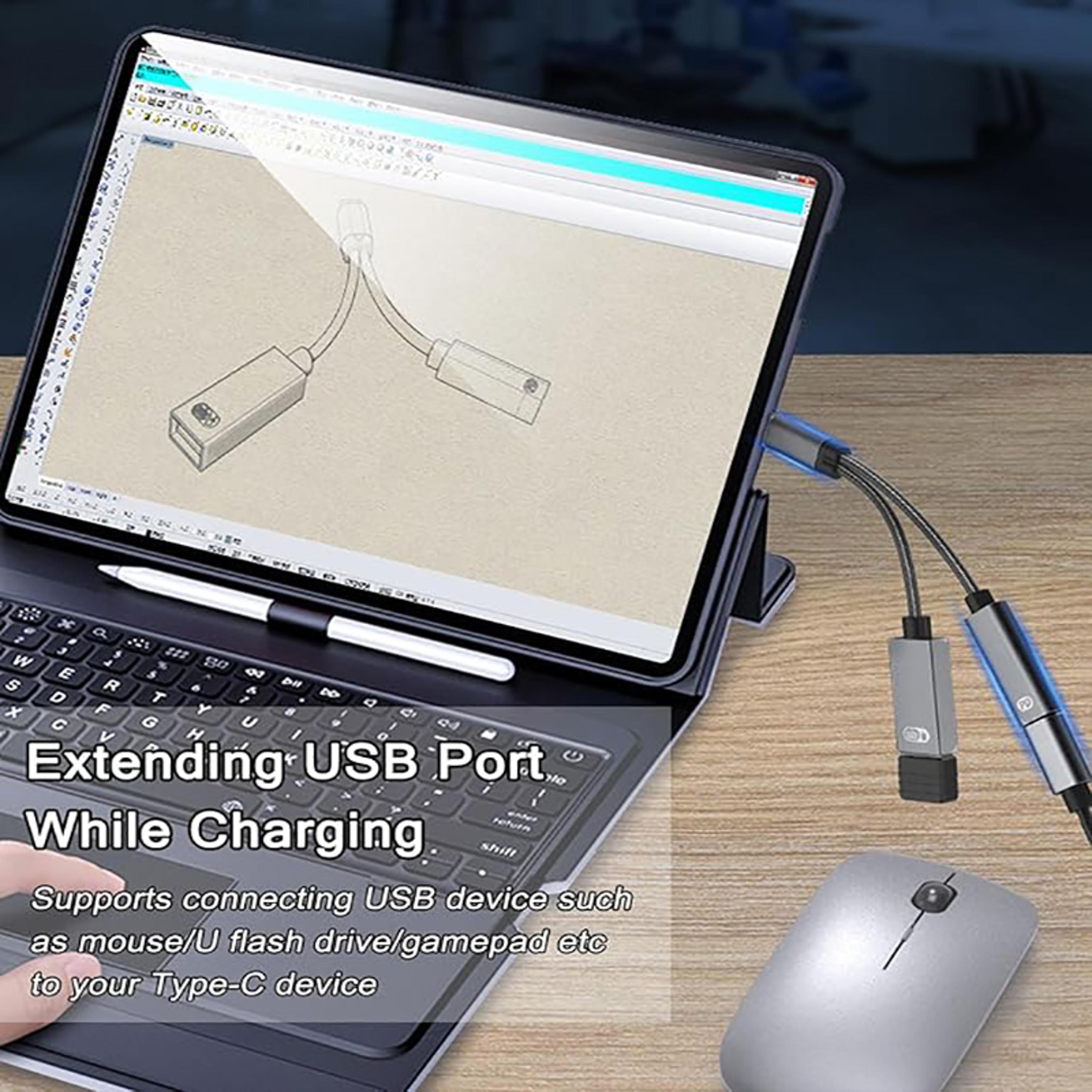 USB C OTG Adapter With Power Delivery Type C To USB Adapter For Fast Charging And Data Transfer 2