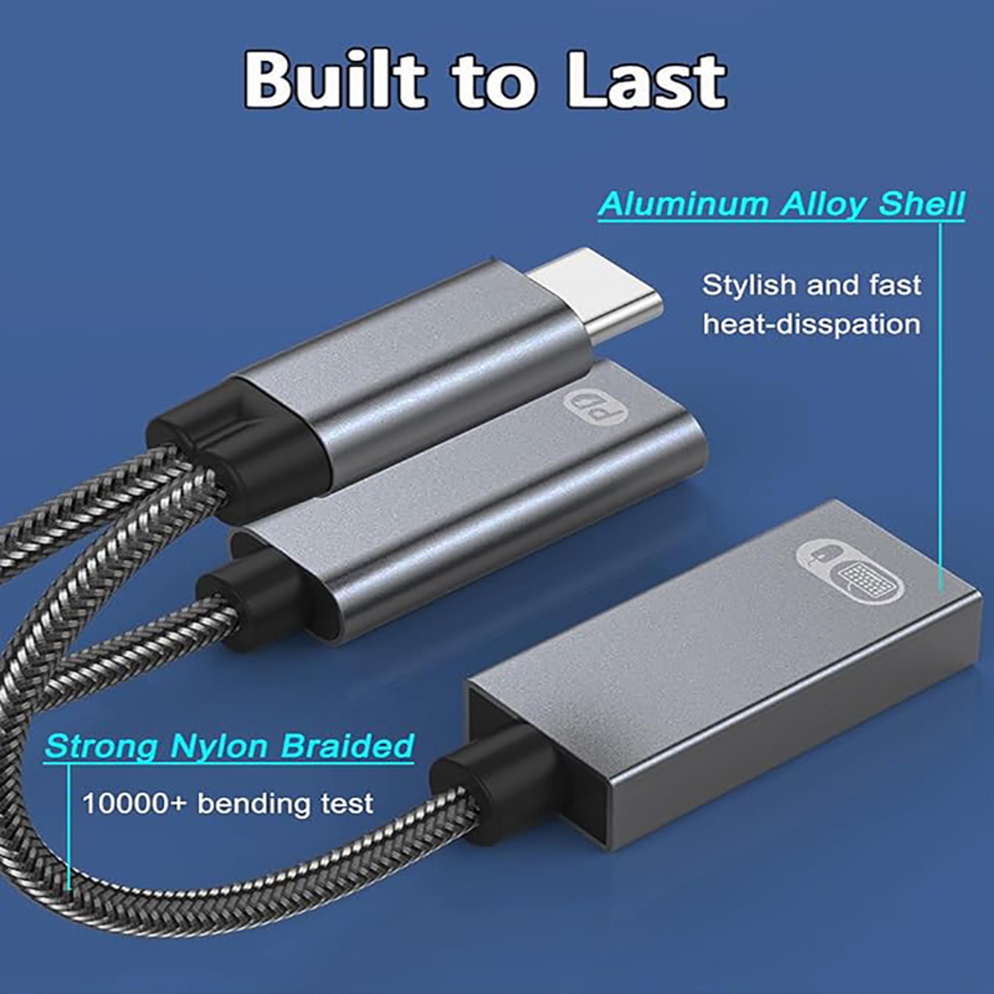 USB C OTG Adapter With Power Delivery Type C To USB Adapter For Fast Charging And Data Transfer 4