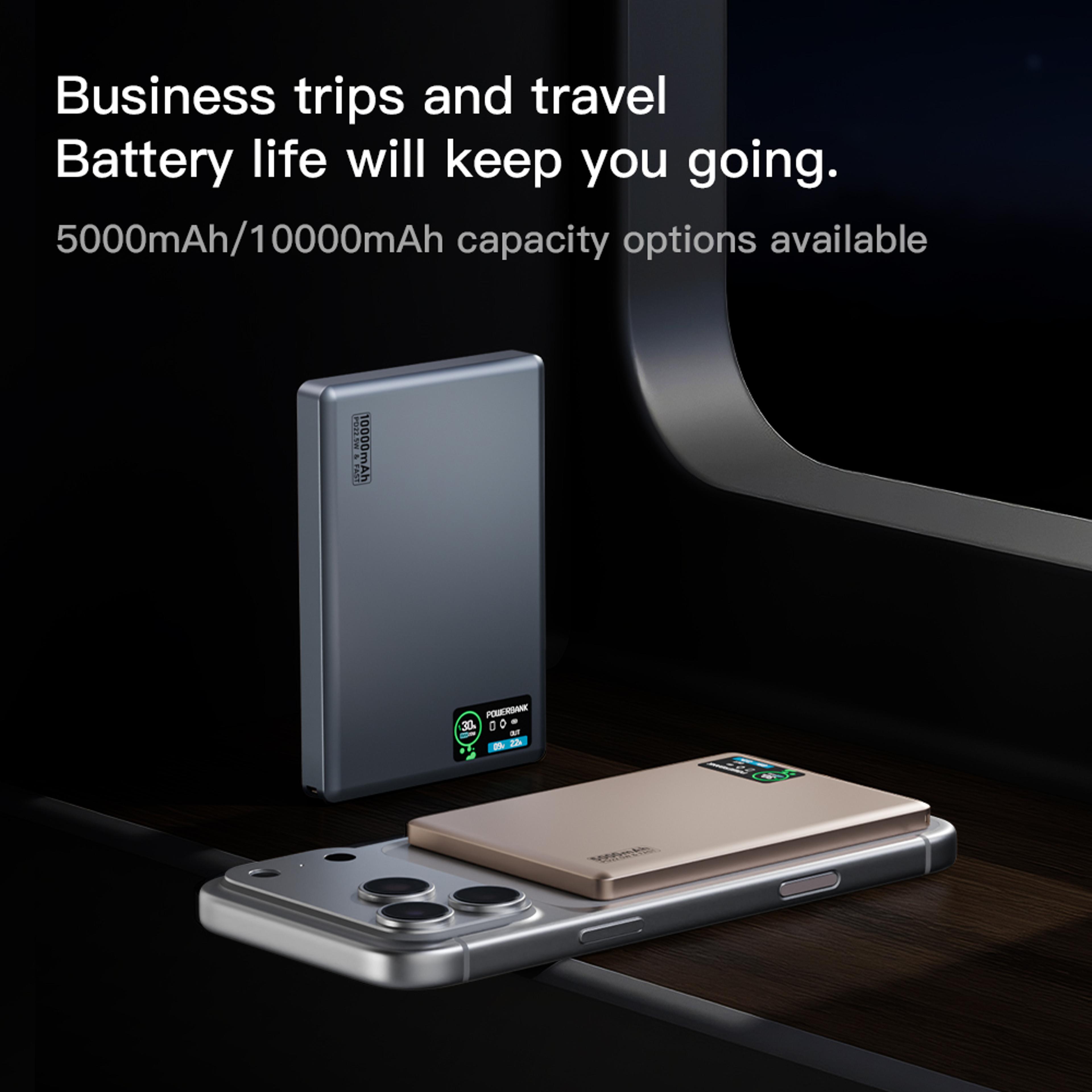 MagSafe Power Bank With Smart Display Wireless Charger For IPhone And Apple Watch 7