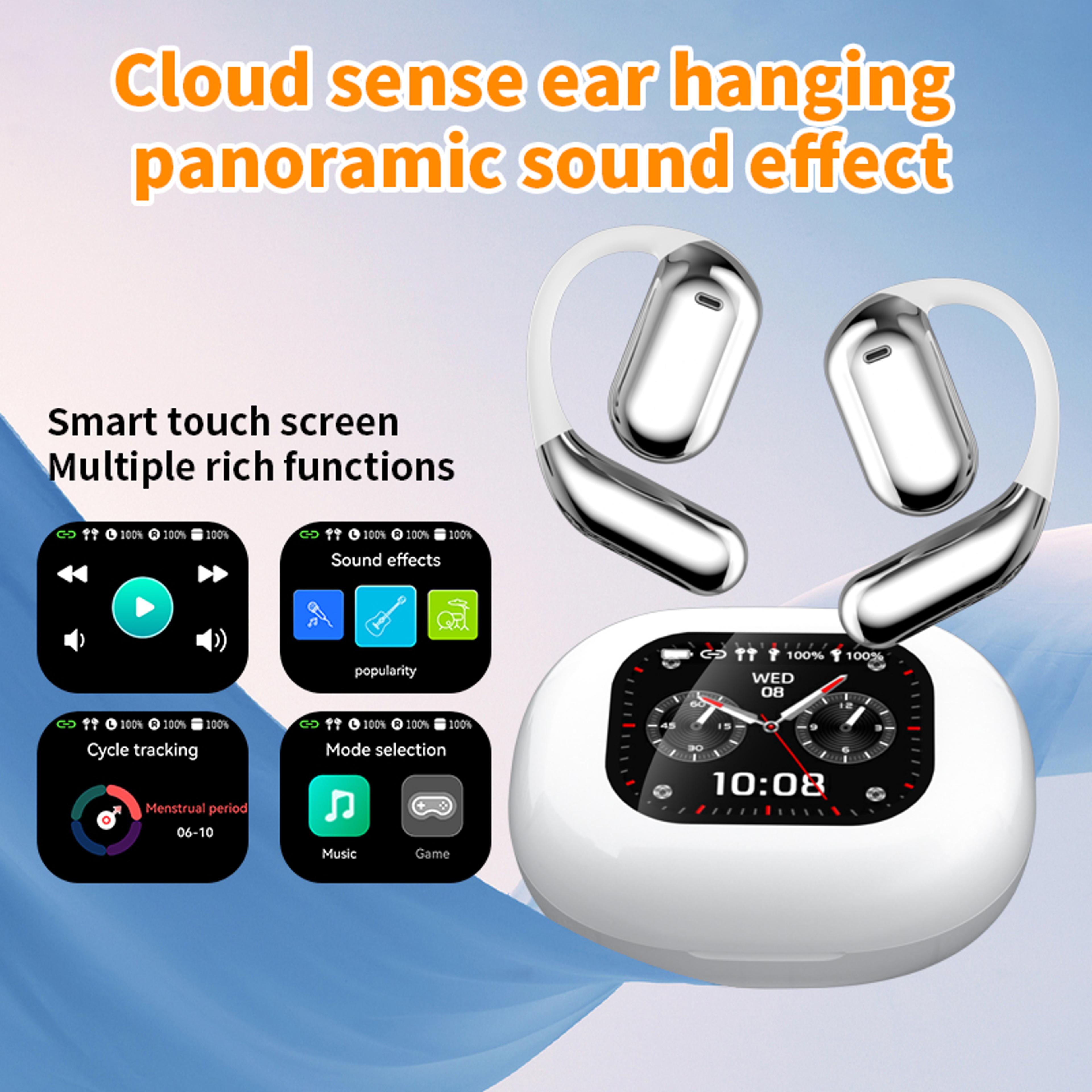 Pro AI Translation Earbuds Real Time Language Translator With ANC And LCD Touch Screen 3
