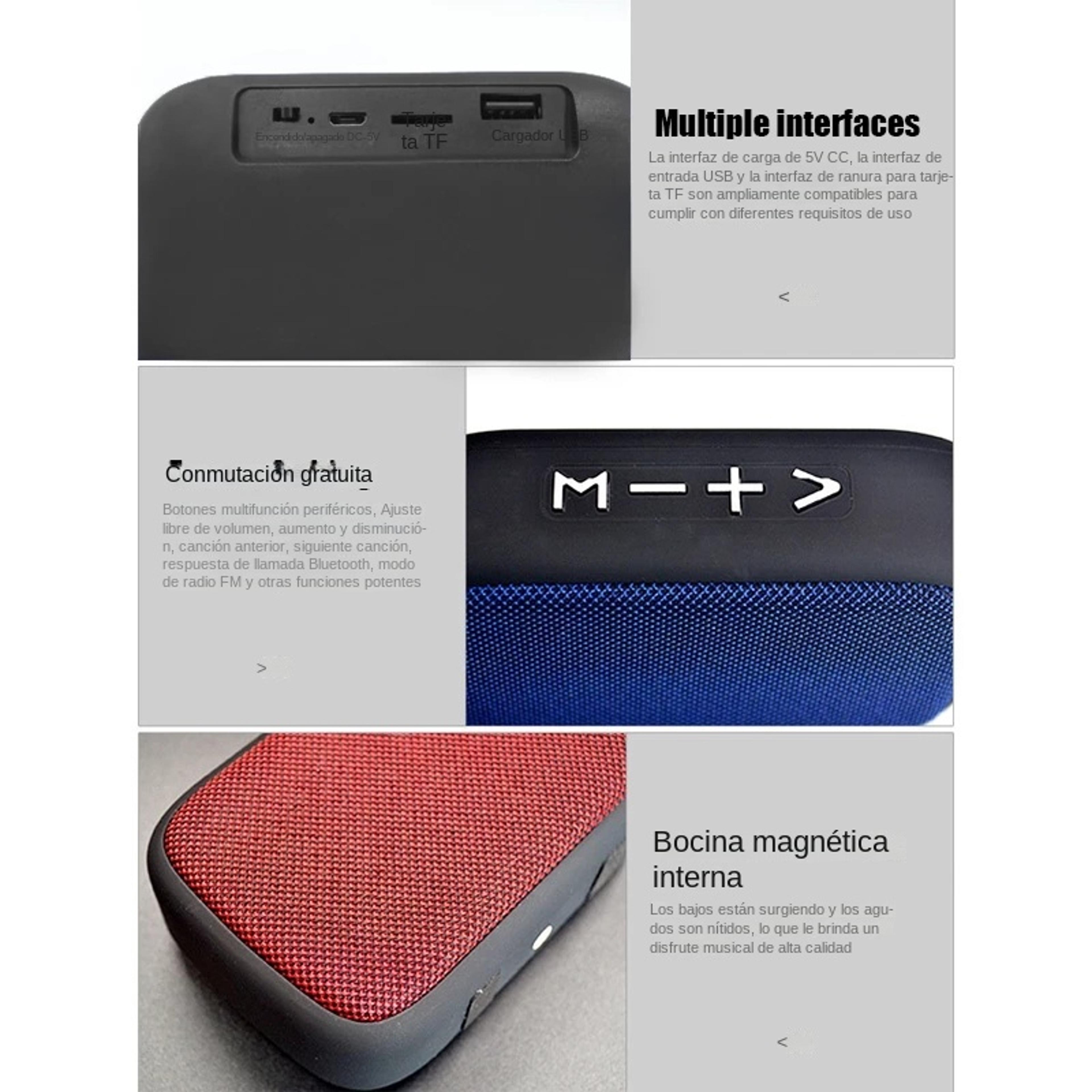 Portable Bluetooth Speaker TWS Mini Wireless Stereo Speaker With HD Bass For Outdoor Travel 4