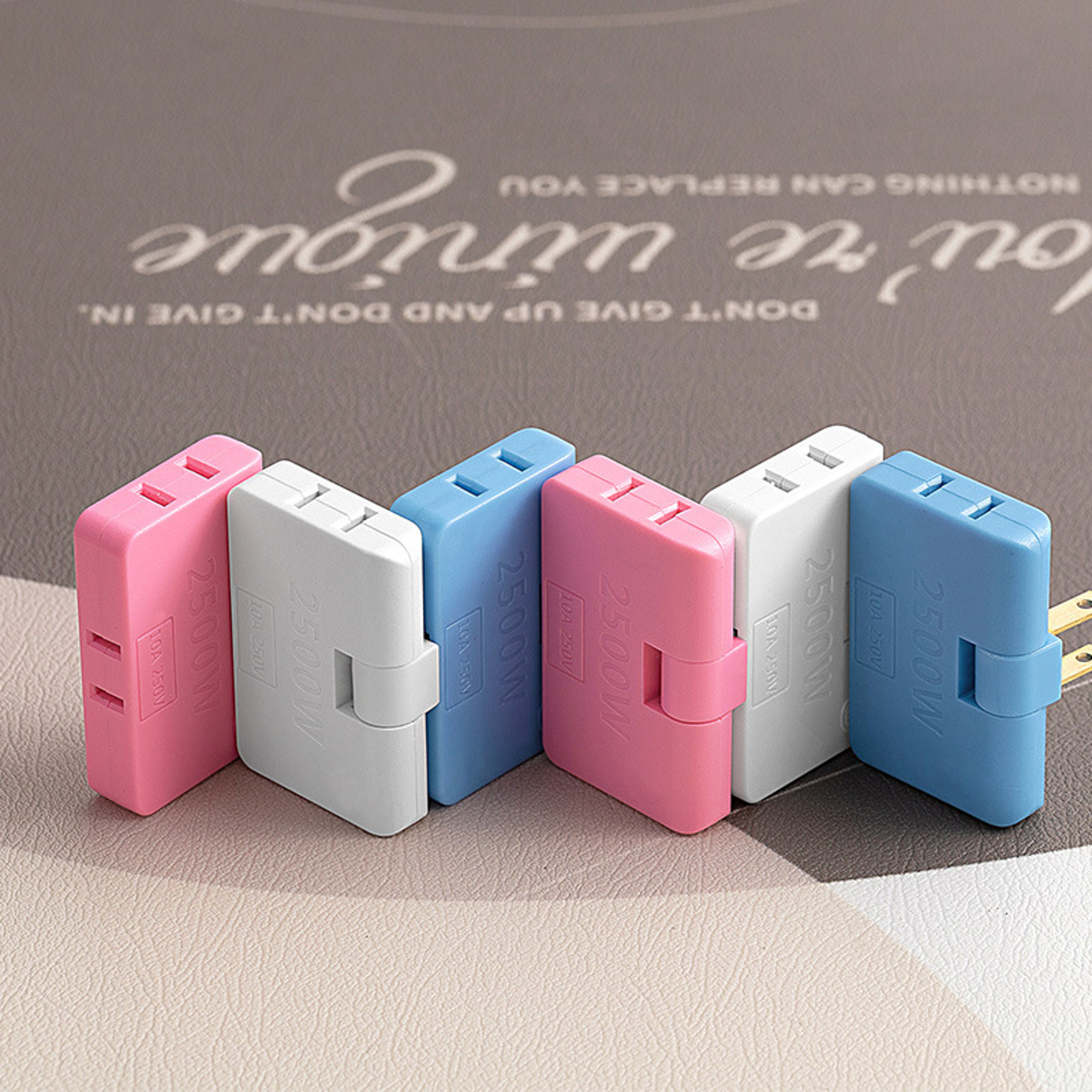 Outlet Wall Adapter Degree Rotating Plug Adapter Slim Power Outlet Splitter US Plug 2