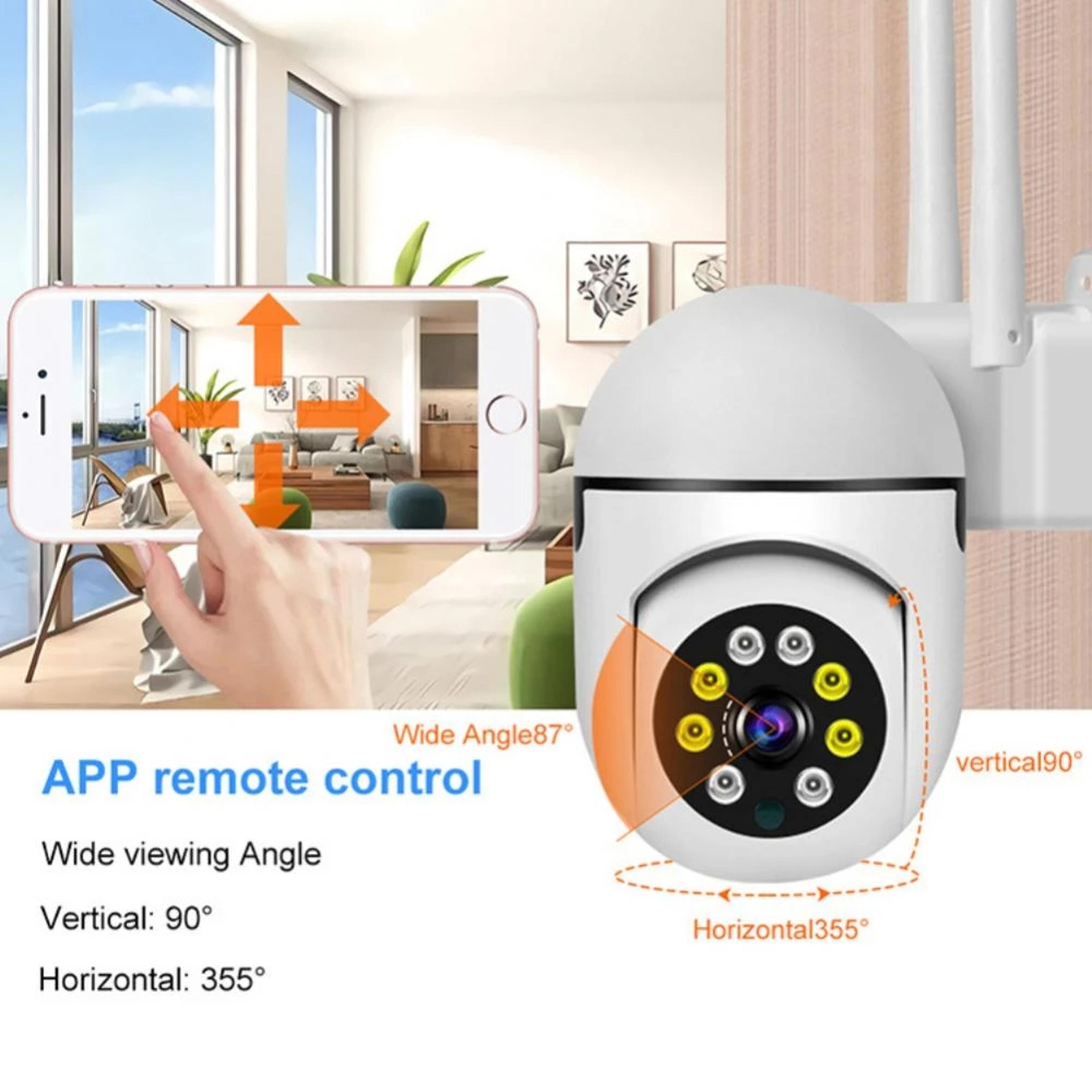 WiFi Security Camera With AI Human Detection Digital Zoom Wireless IP Camera 6