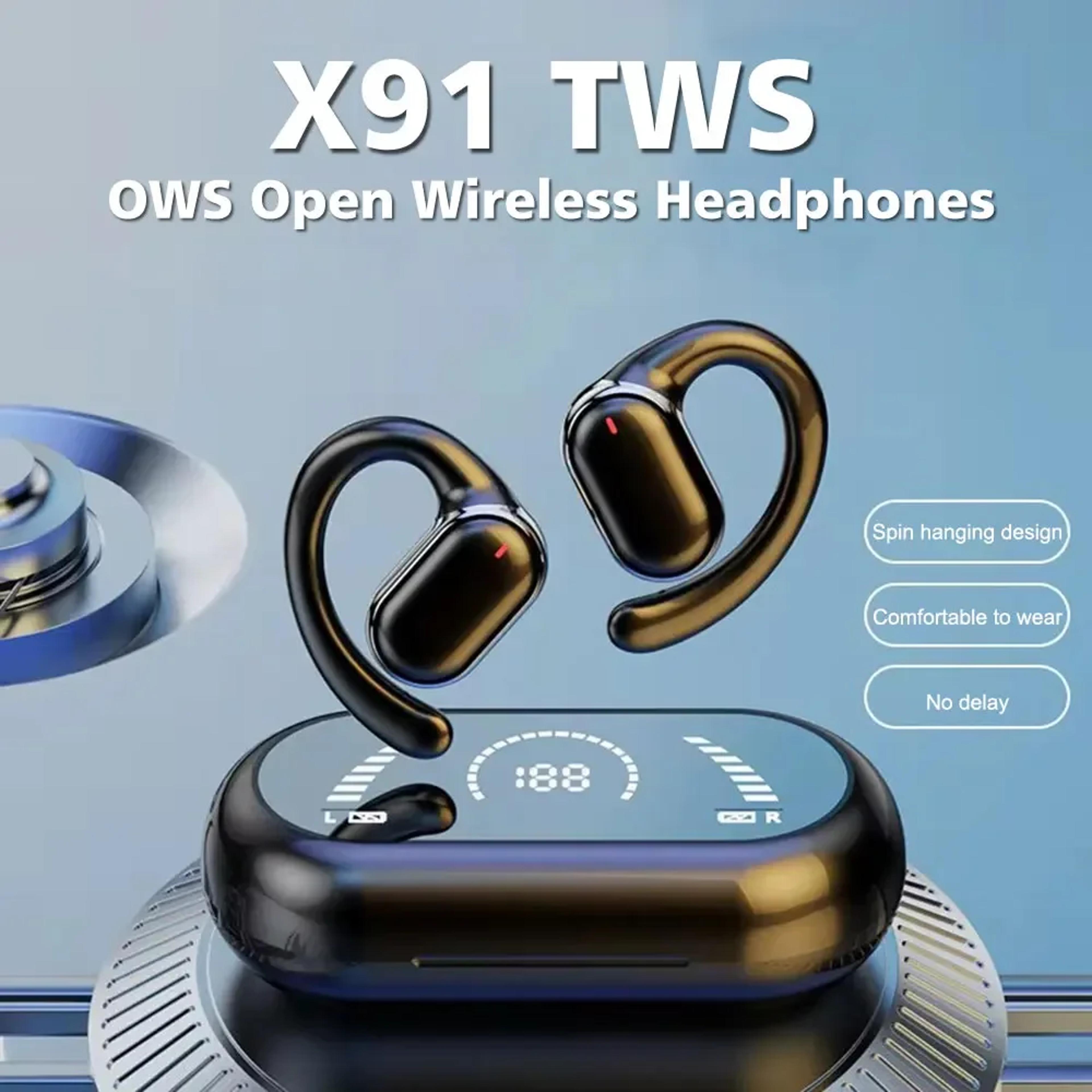 Bluetooth Open Ear Headphones Low Latency Sports And Gaming Earbuds 1