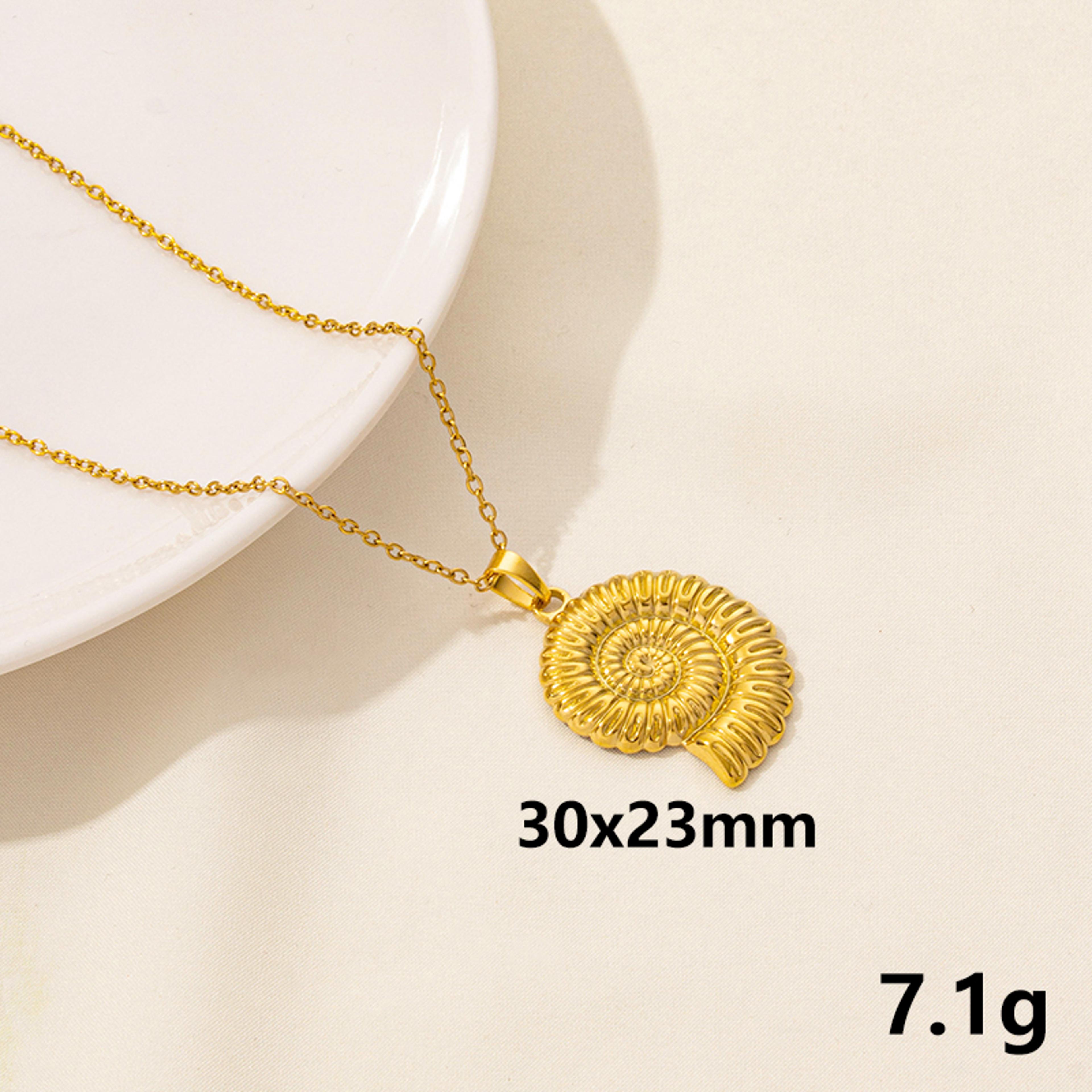 Ocean Inspired Starfish Necklace  Mermaid Tail Shell Pendant For Beach Lovers 2