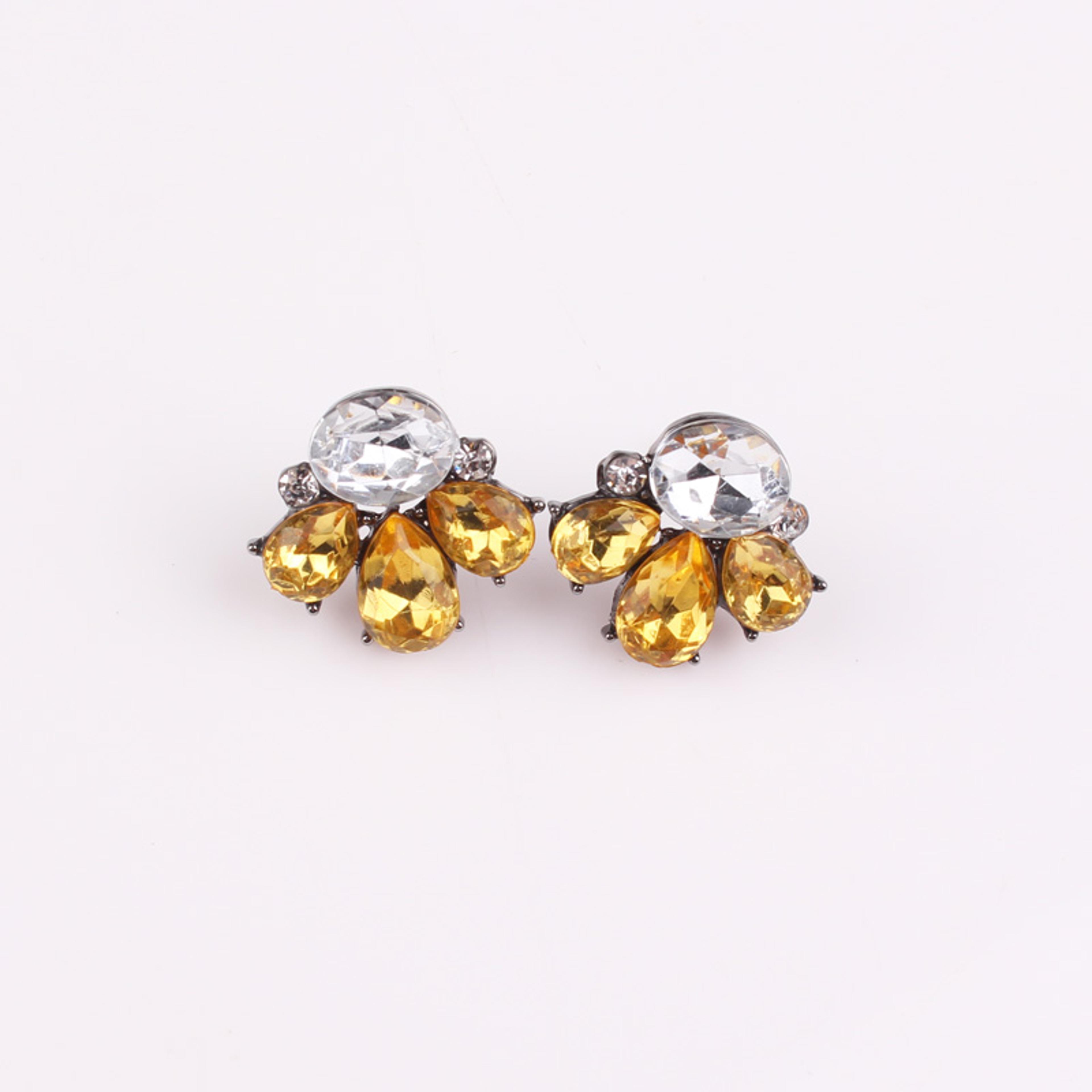 Sparkling Opal Stud Earrings With Crystal Rhinestones For Cartilage  Everyday Wear 3