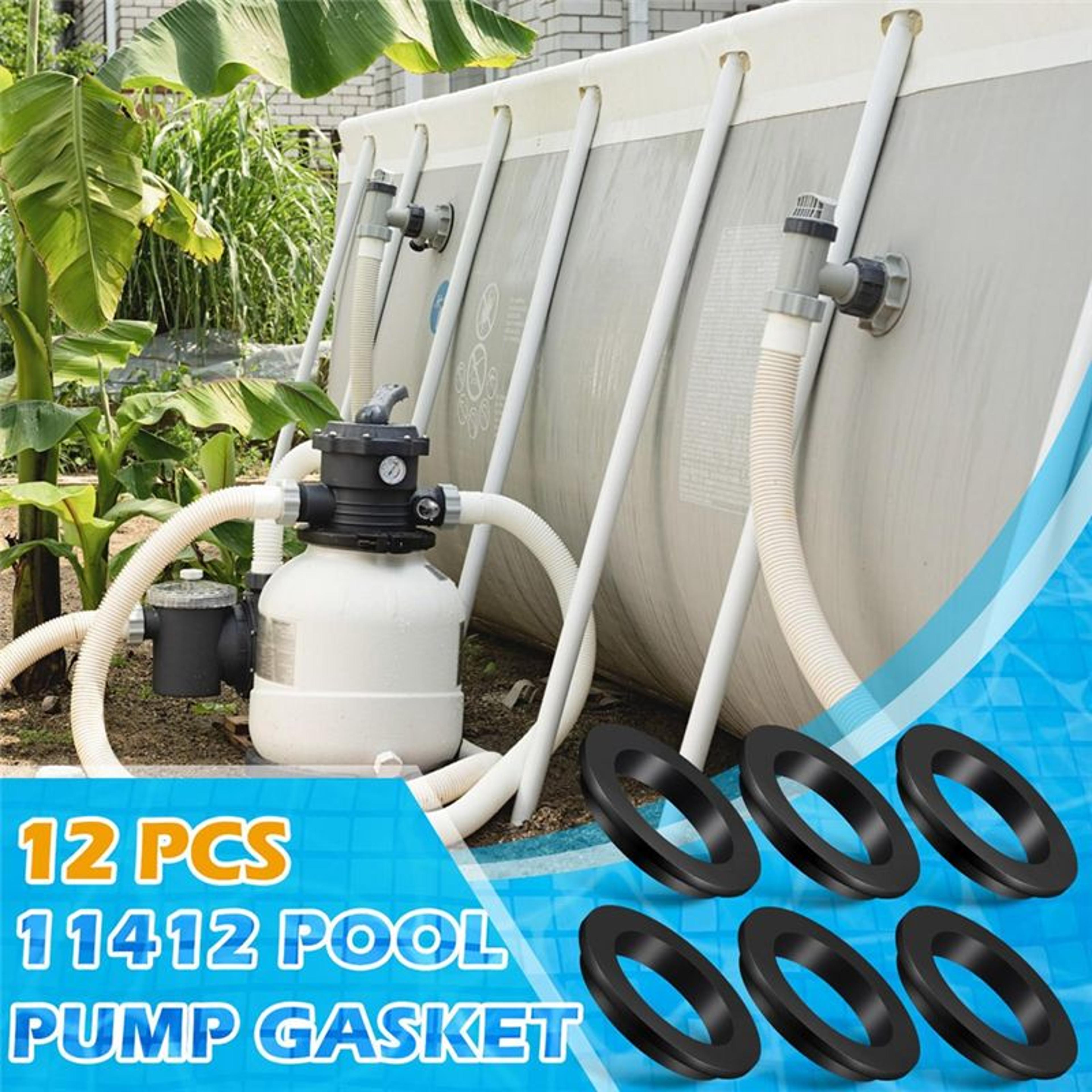 Pool Filter O Ring  Pool Pump Gasket Replacement Set L Shape Sand Filter Seals 2