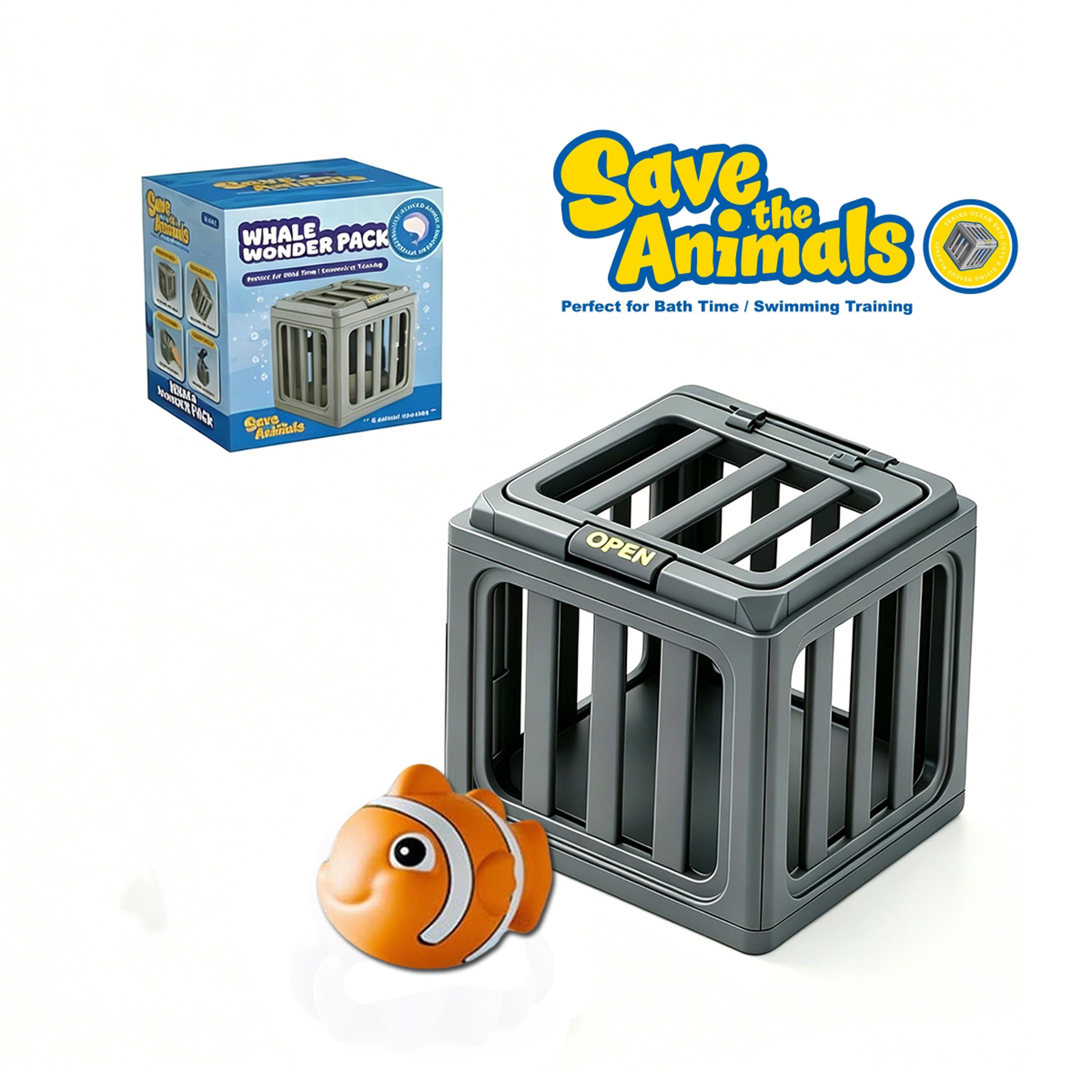 Splash Catch Pool Diving Toys Set With Fish Box Swimming Pool Toys For Kids 2