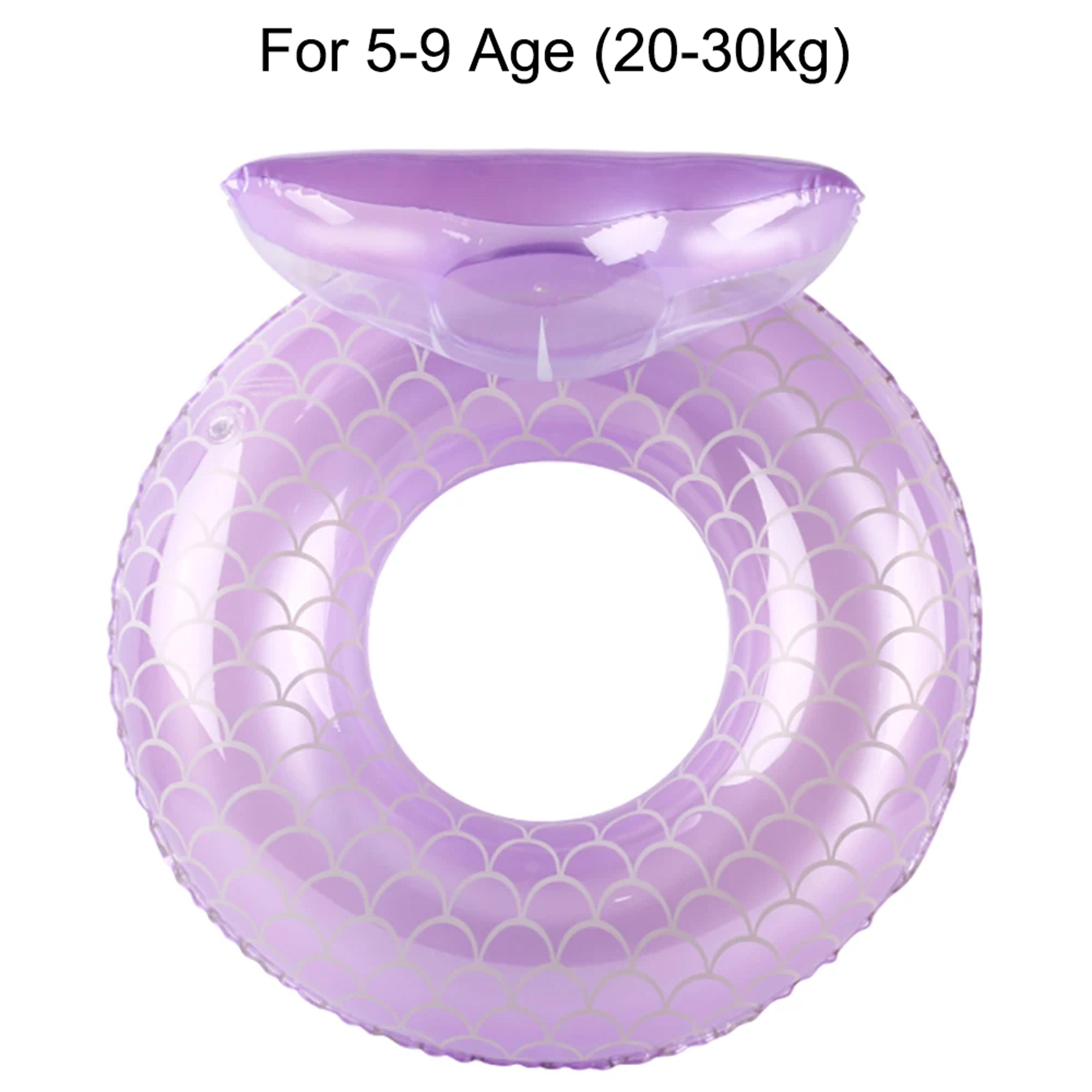 Mermaid Kids Pool Float  Toddler Swim Float Inflatable Swim Trainer For Safe Water Fun 3