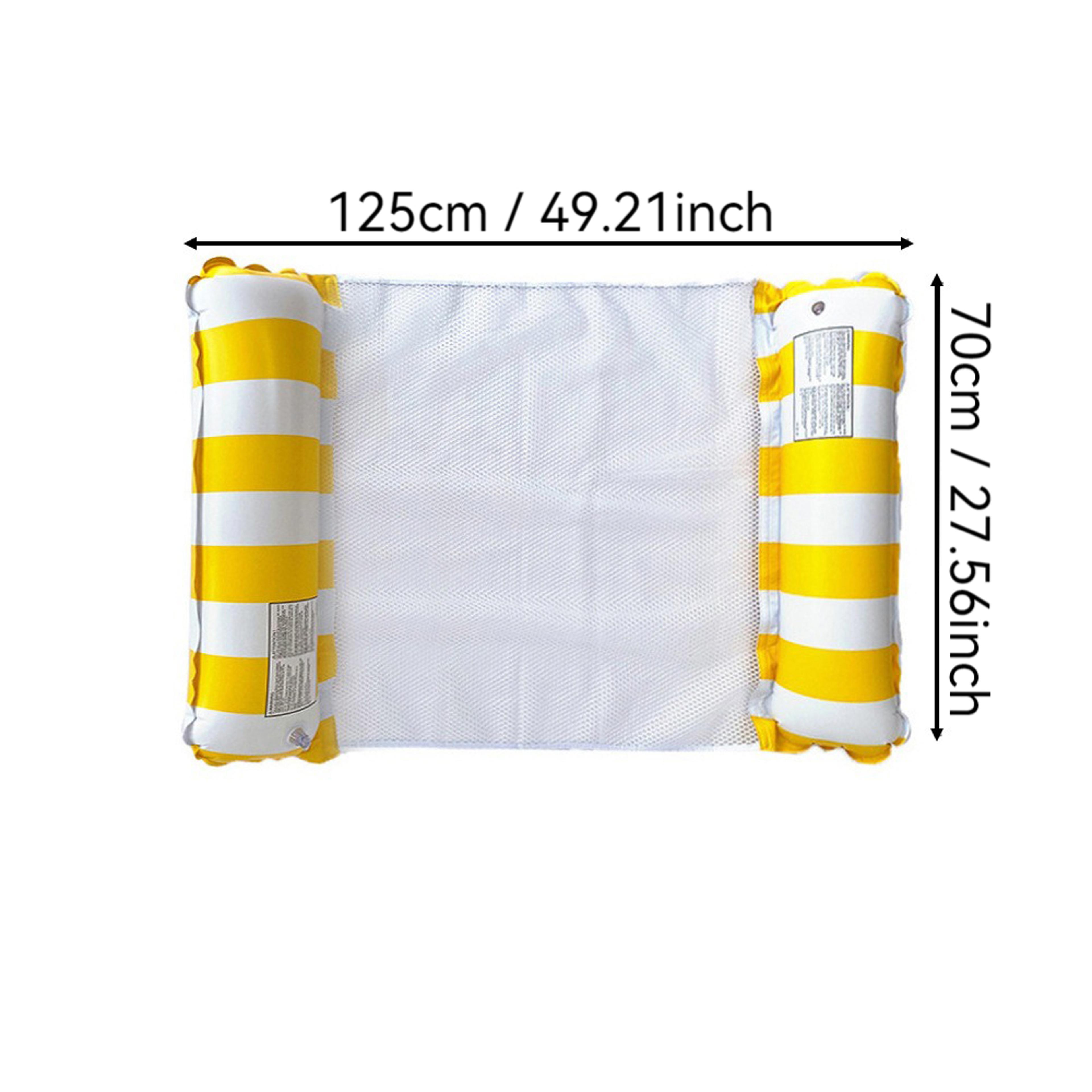 Foldable Pool Water Hammock Inflatable Pool Float Mattress For Beach  Pool Relaxation 5