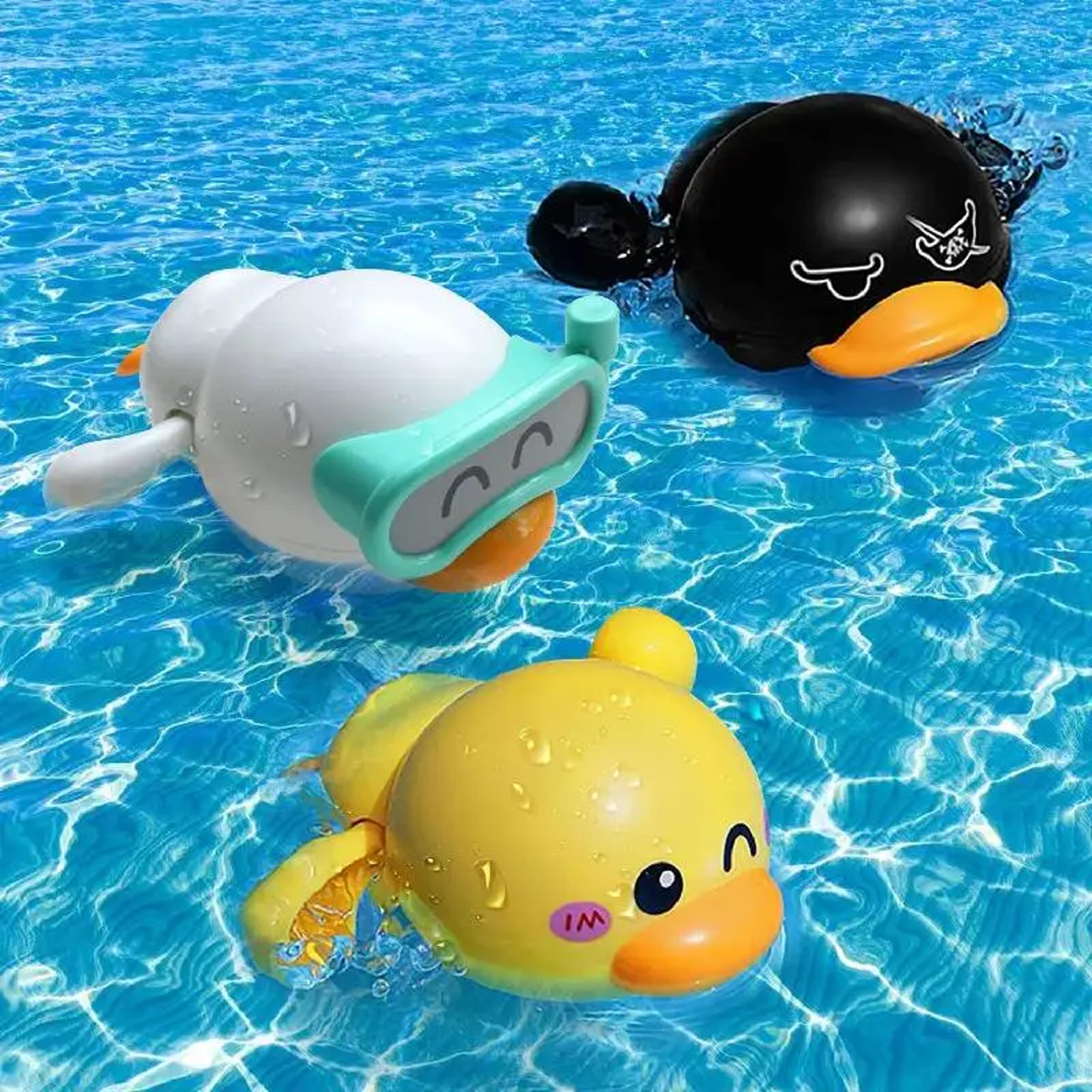 Clockwork Bath Toys Floating Duck Wind Up Baby Bath Toy For Toddlers  Kids 0