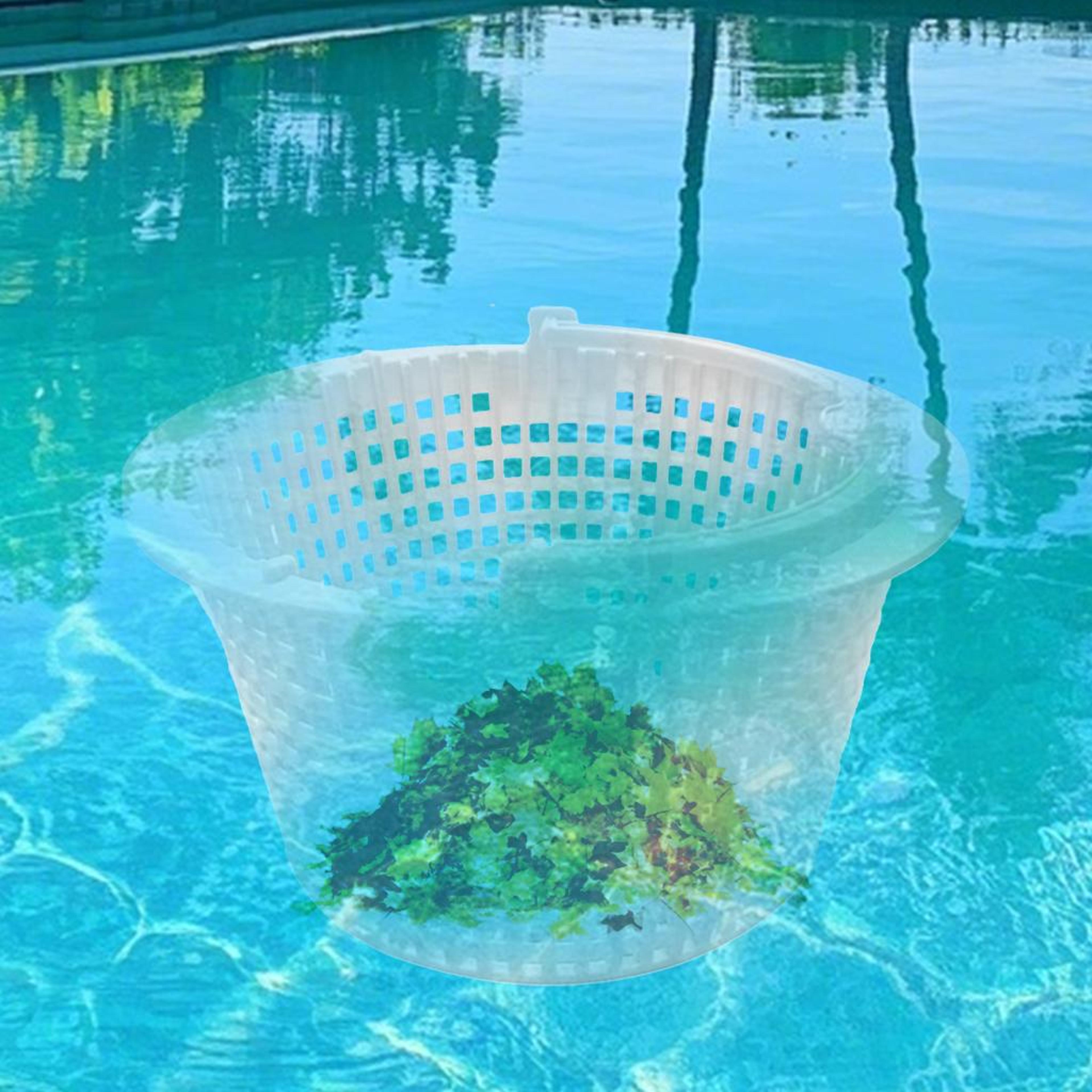 Heavy Duty Pool Skimmer Basket For Above Ground Pool Skimmer Reusable Pool Leaf Basket Filter 3