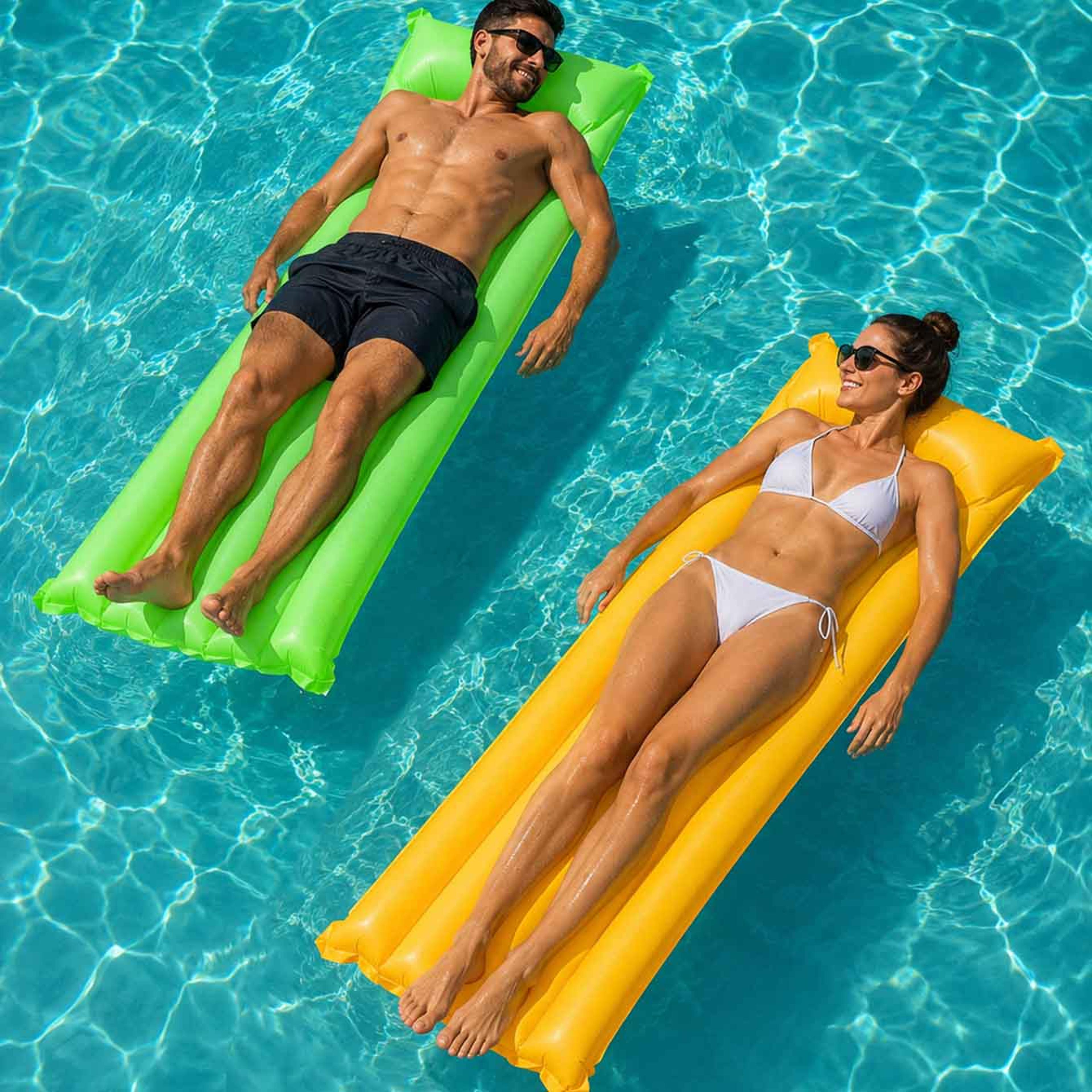 Pool Float Water Hammock Inflatable Pool Lounge Chair For Beach  Swimming 0