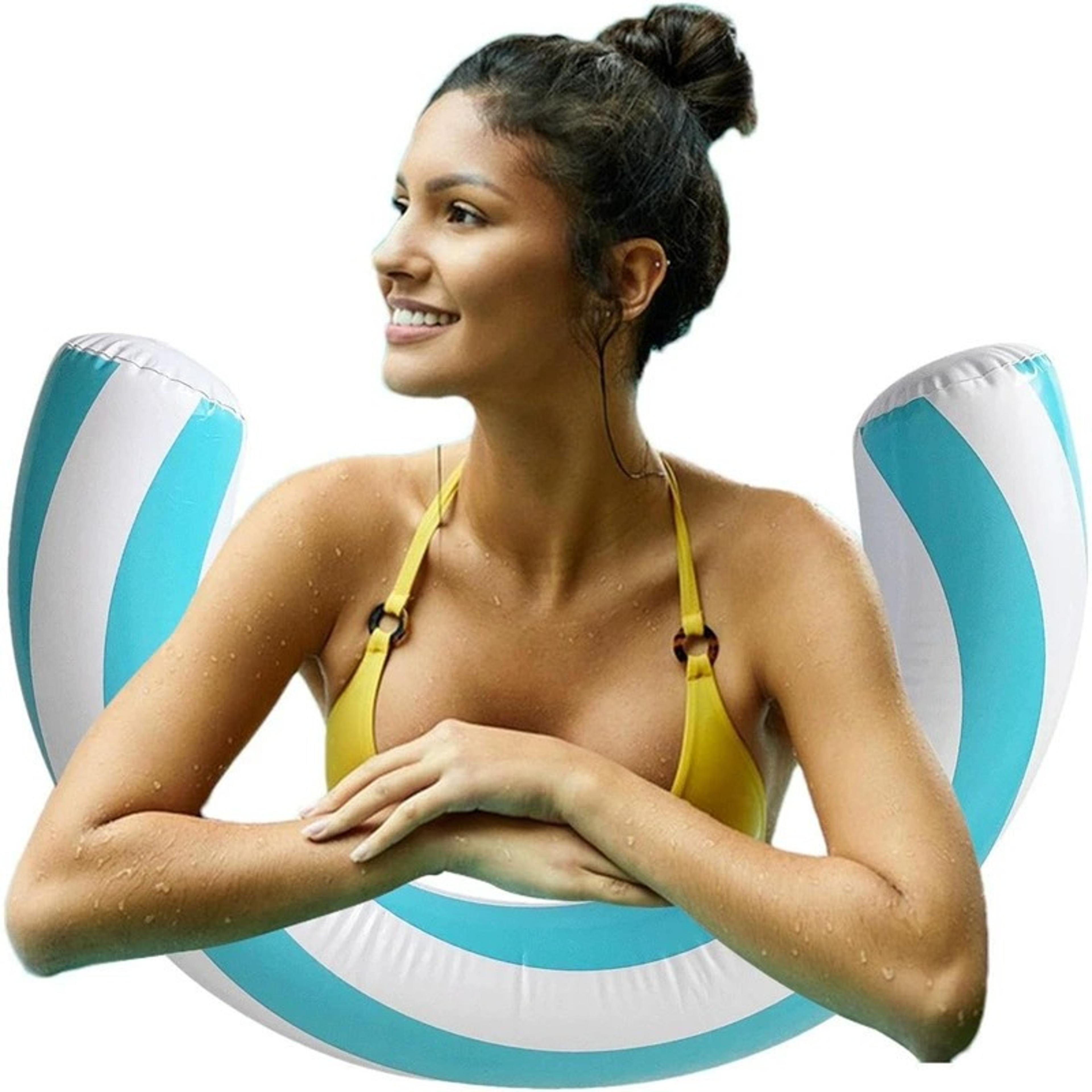 Inflatable Pool Float U Shaped Swimming Buoyancy Stick For Summer Pool  Beach Fun 2