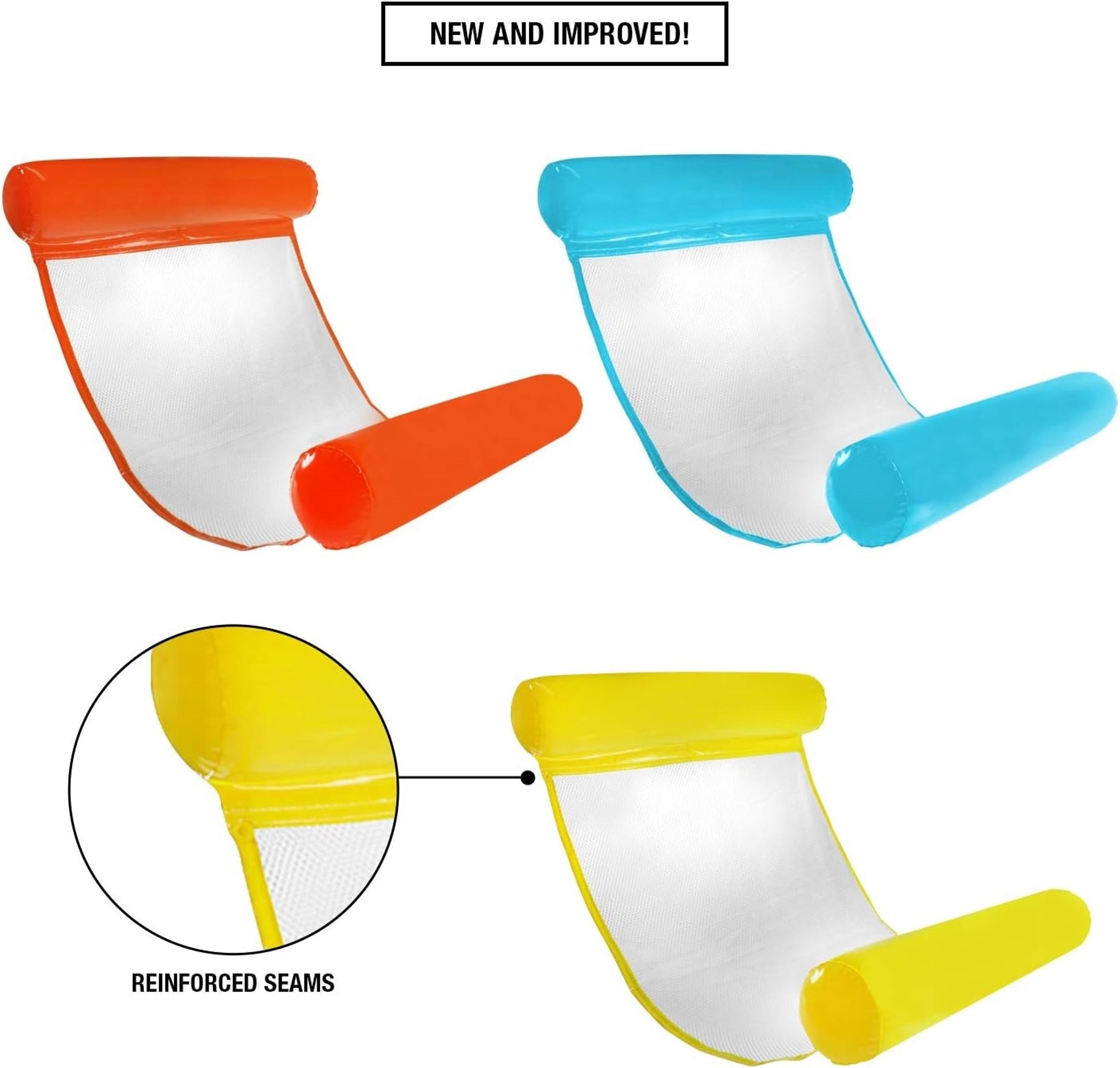 Multi Color Pool Float Hammock Inflatable Water Chair  Floating Pool Chair For Relaxing Summer Fun 3