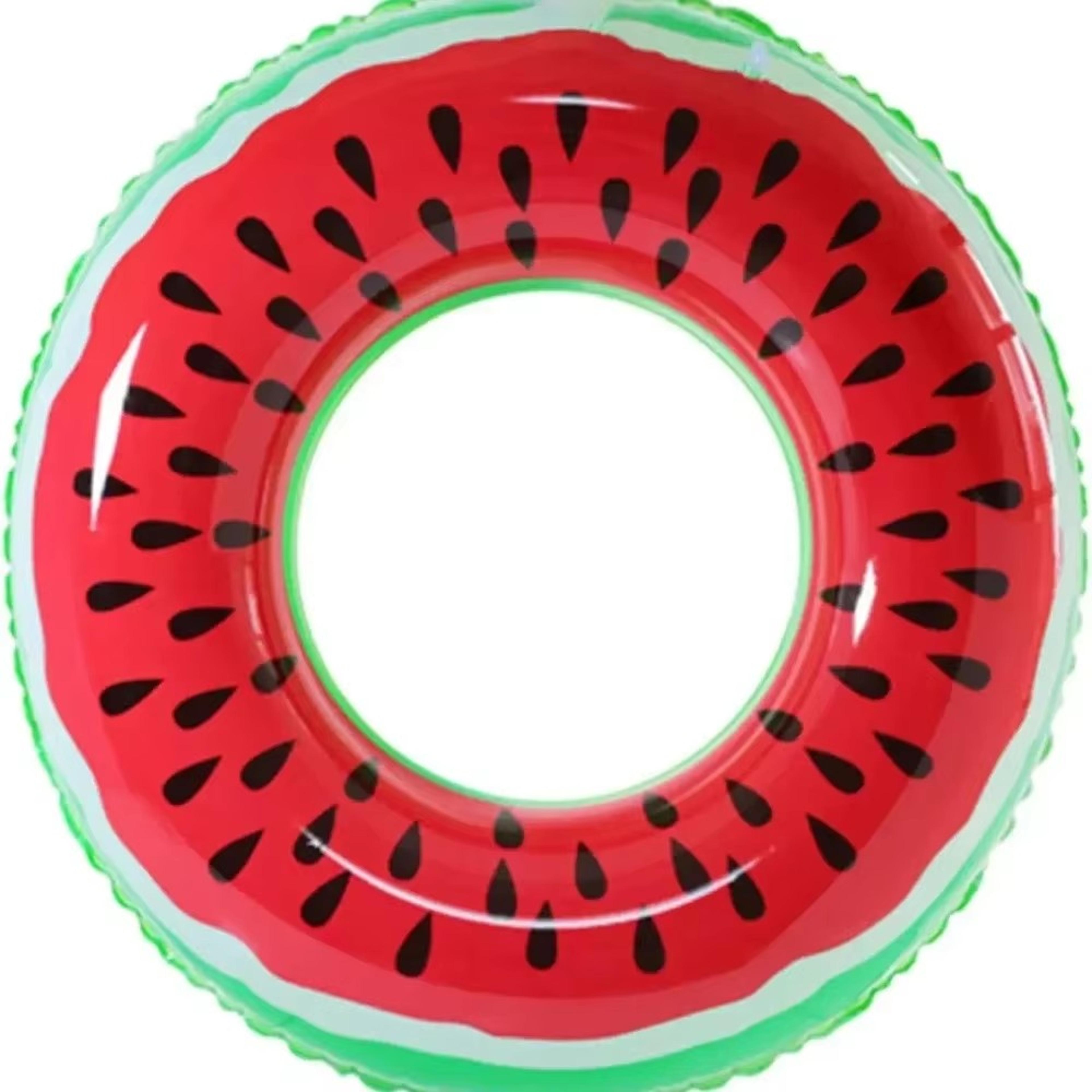 Watermelon Inflatable Pool Float Durable Swim Ring Pool Tube For Summer Fun 1