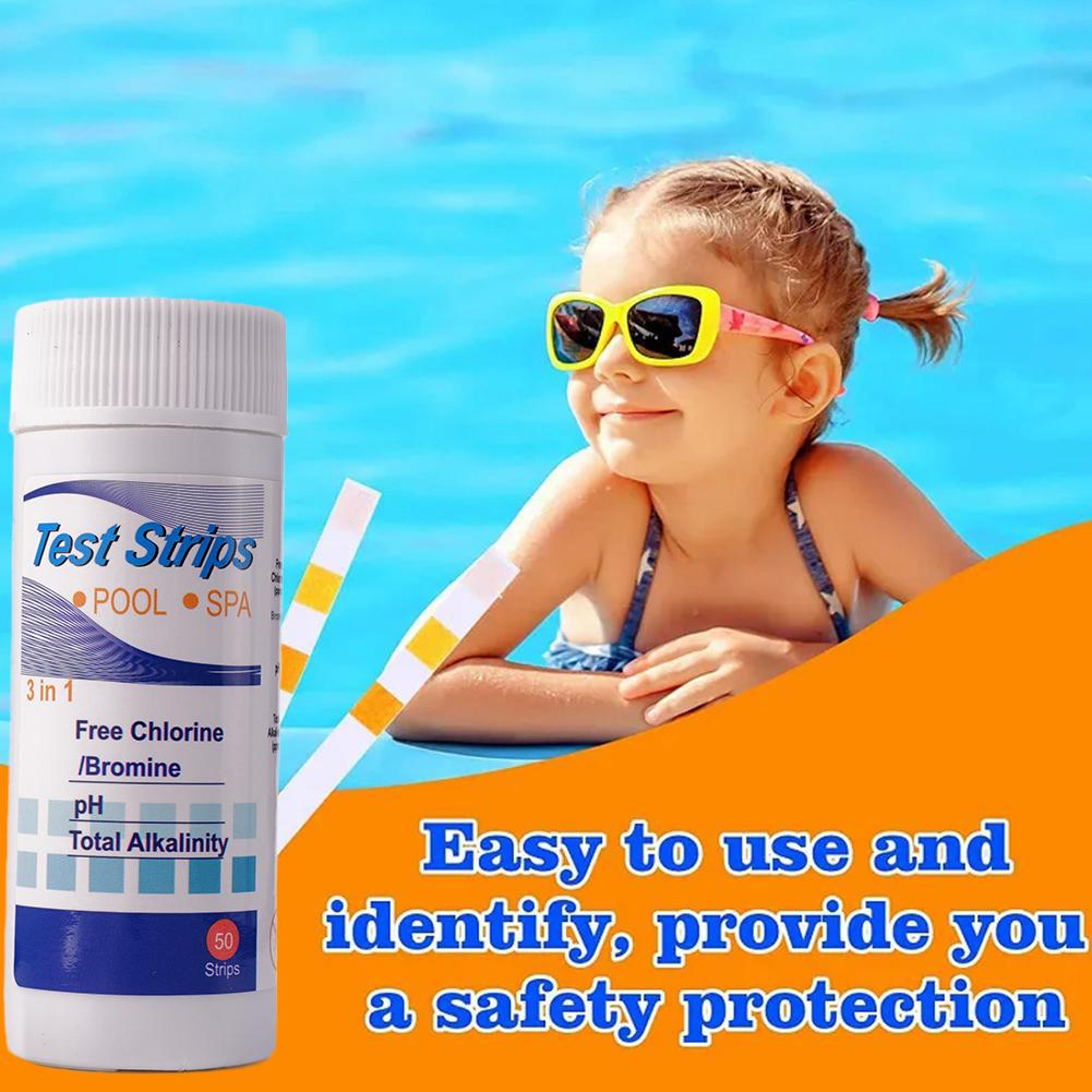 Pool Test Strips Fast PH Test Strips For Pools Spas Hot Tubs  Aquariums 1