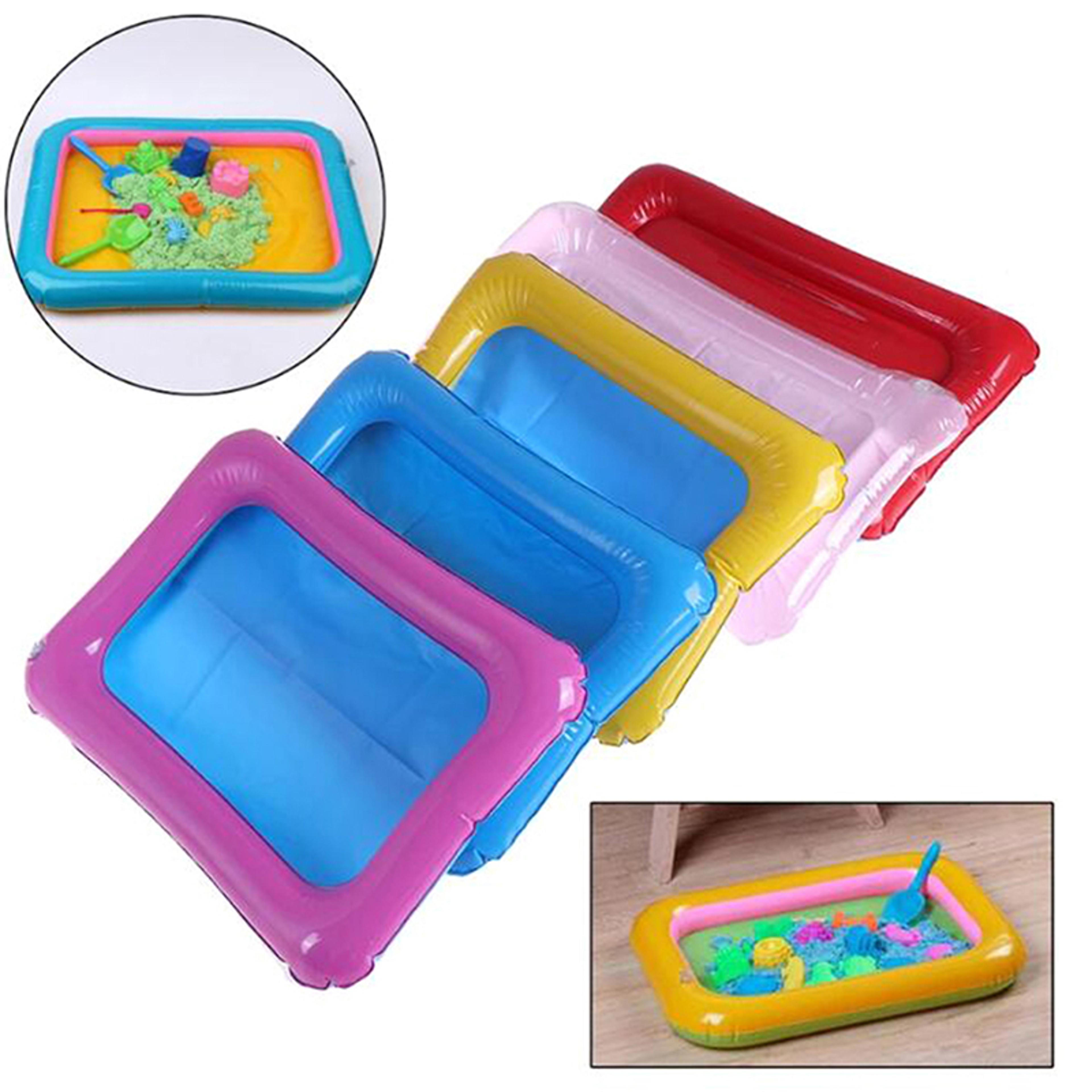Magic Play Sand Inflatable Sand Tray Sensory Play Table For Kids Indoor Creative Learning 3