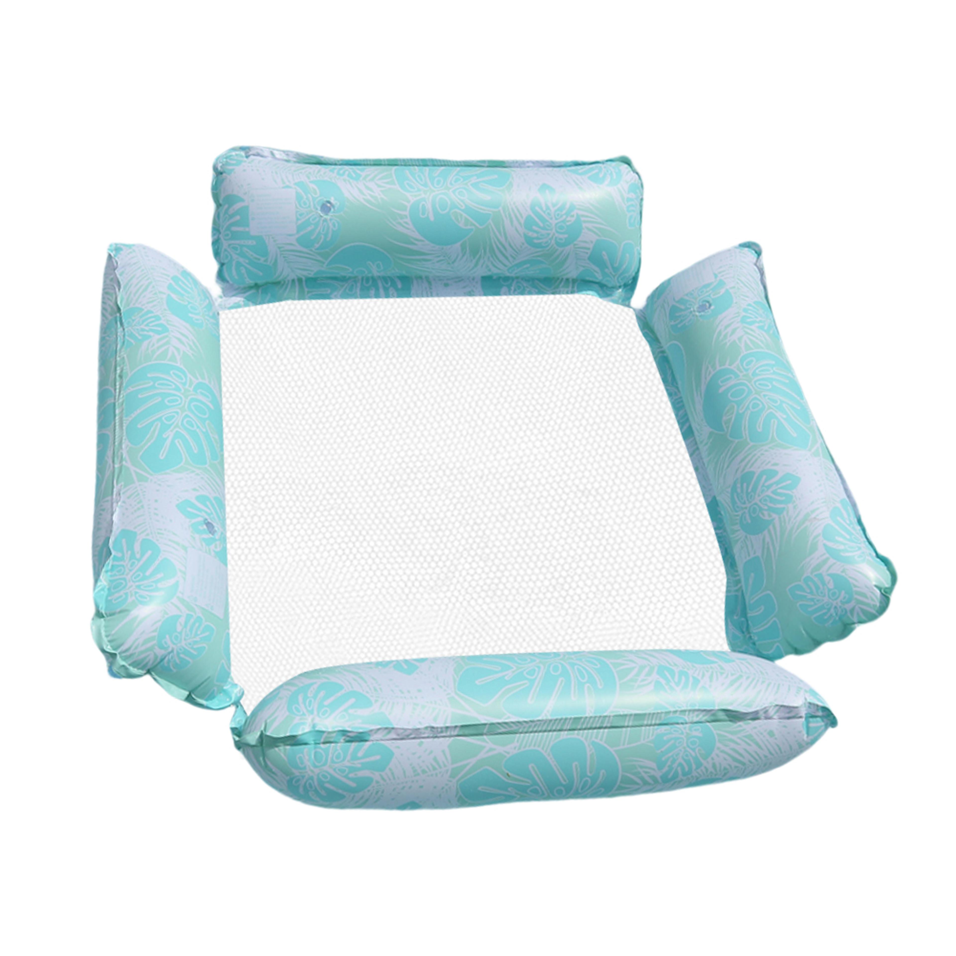 Inflatable Pool Float Hammock For Adults Foldable Floating Water Lounge Chair 9