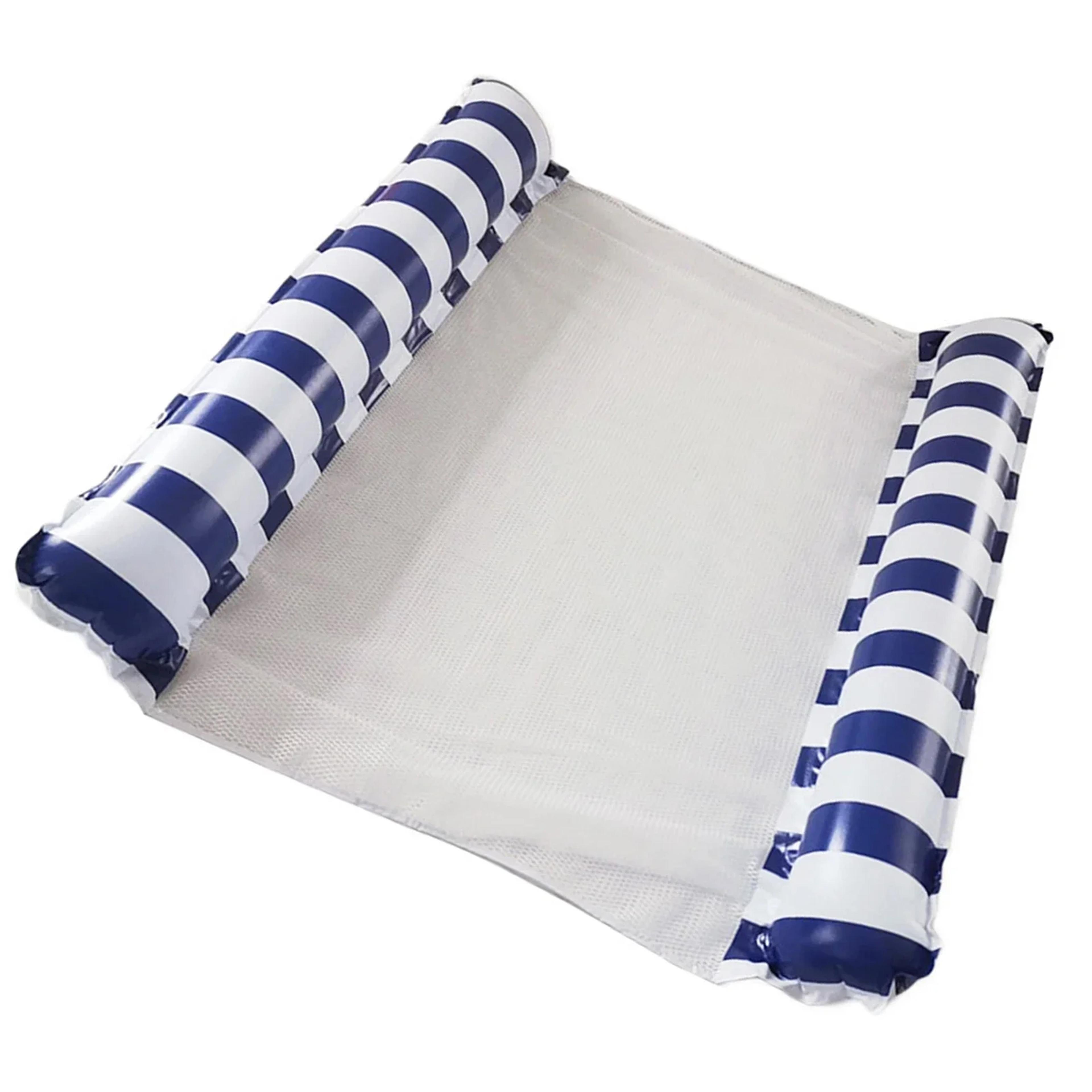 Premium Water Hammock Float Foldable Inflatable Pool Float Recliner Lounge Chair 3