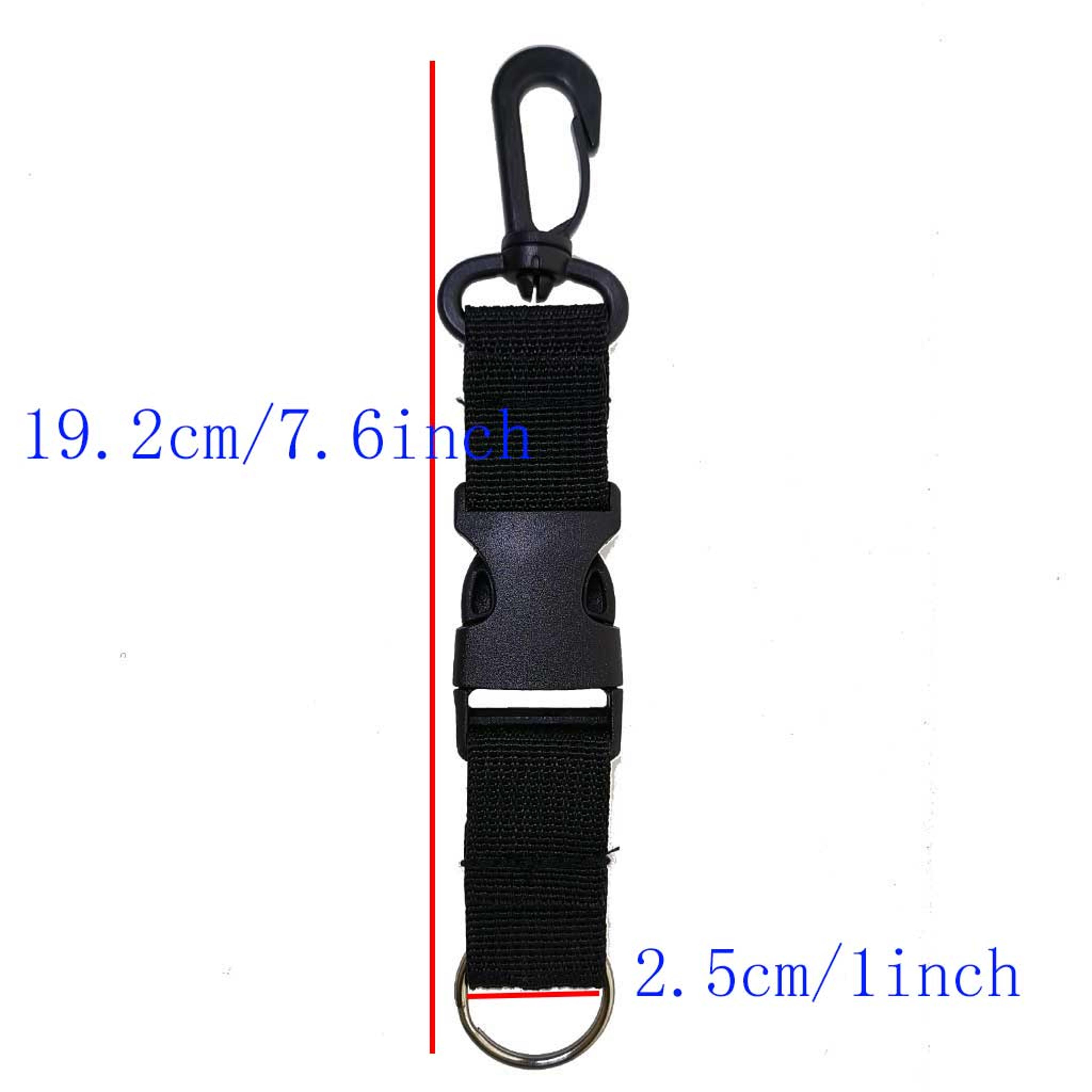 Quick Release Scuba Diving Lanyard BCD Clip Holder For Spearfishing  Dive Accessories 0