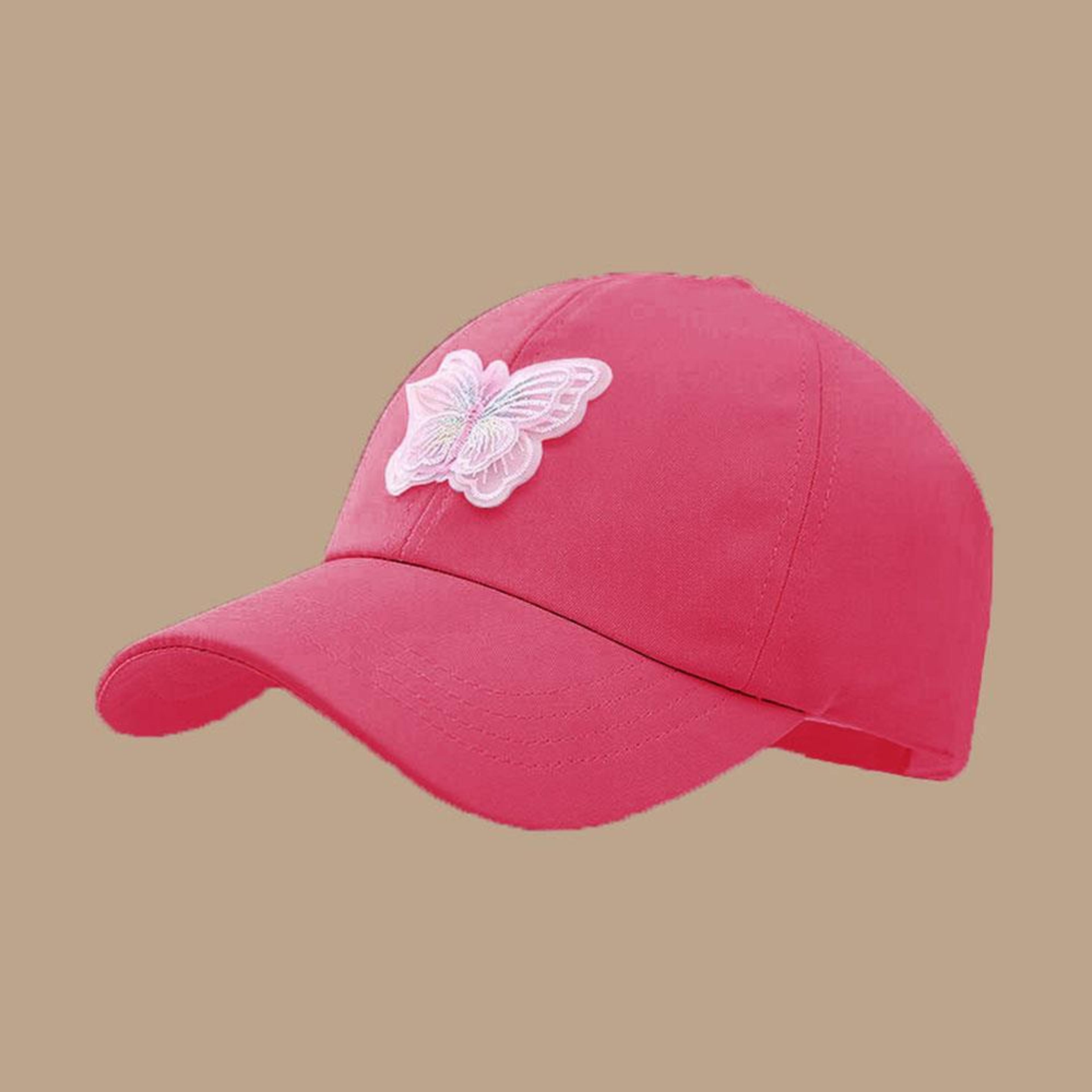 Butterfly Kids Baseball Cap With Ponytail Opening Breathable UV Protection Cap For Outdoor Summer P 5