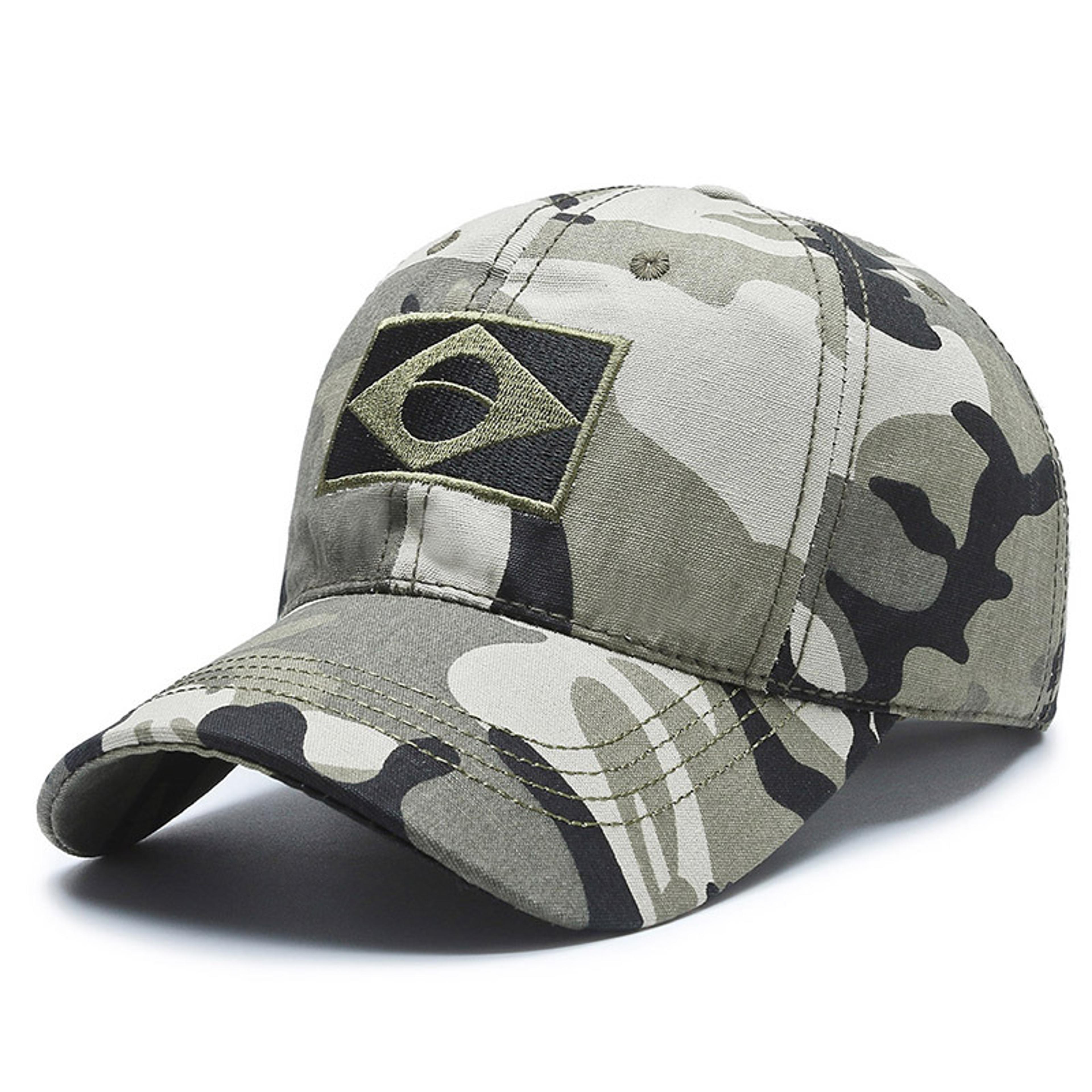 Tactical Camouflage Baseball Cap Adjustable Mens Sun Protection Hat For Outdoor Sports  Casual Wear 0