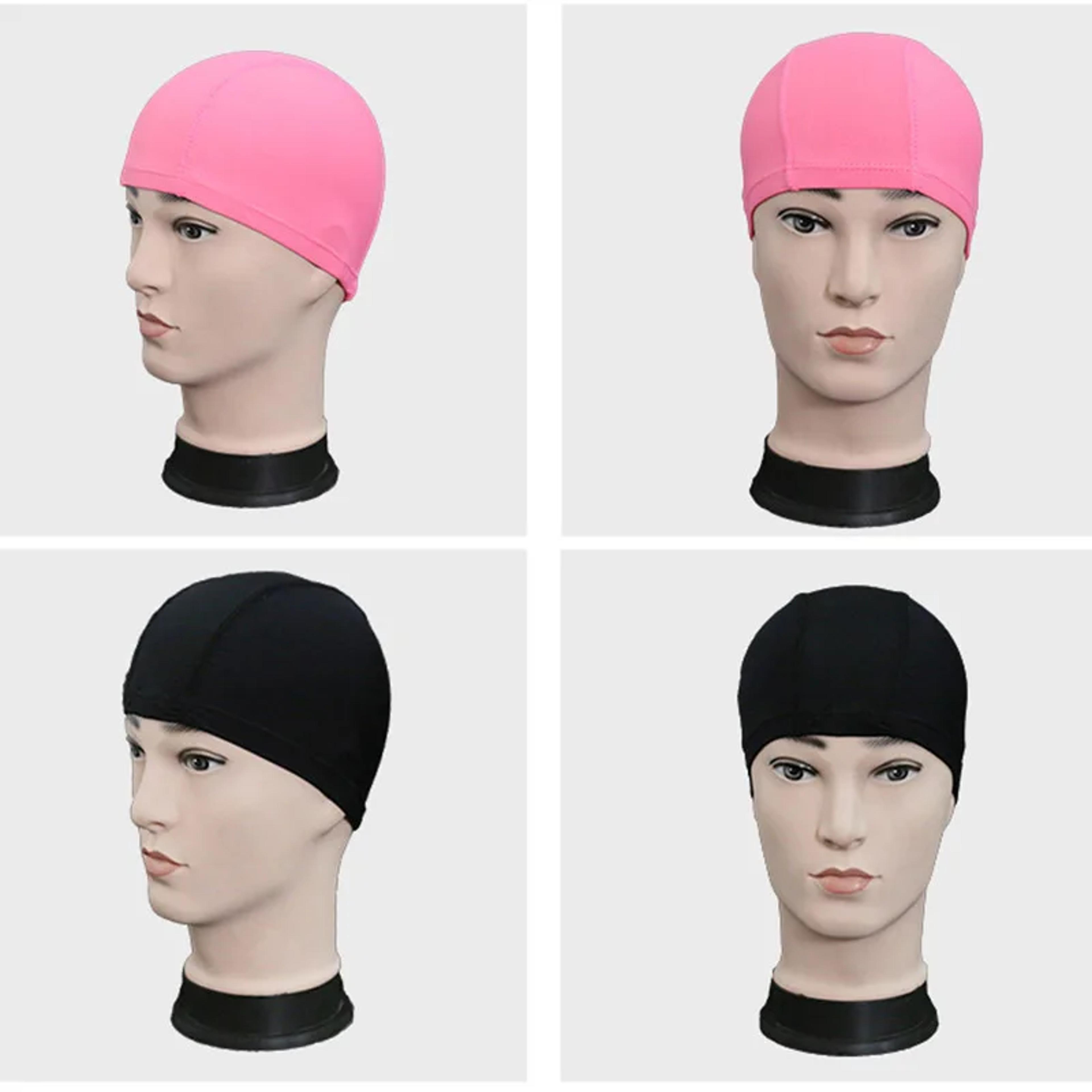Thin Swimming Cap For Long Hair Comfortable Nylon Swim Cap With Ear Protection 5