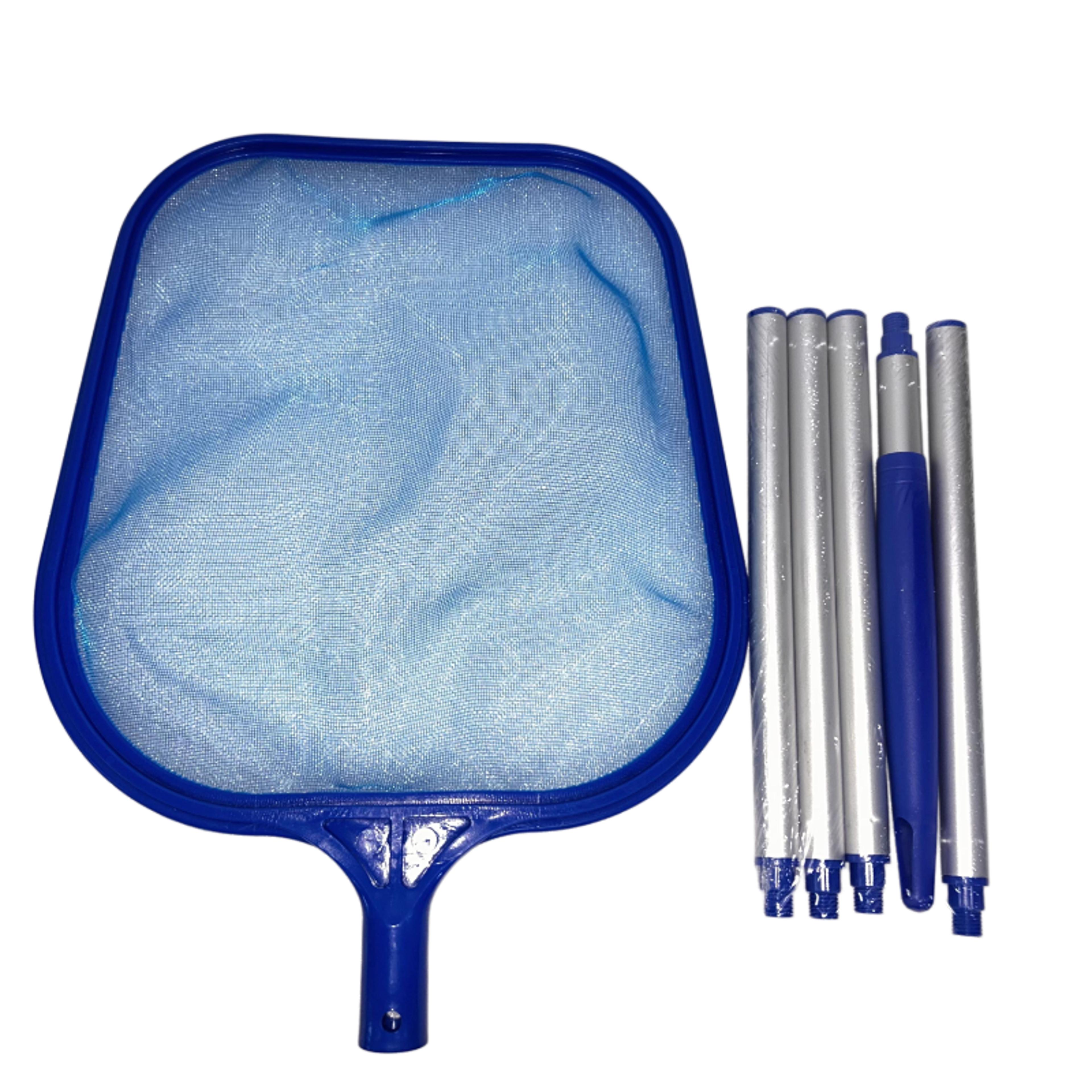 Pool Skimmer Net With Aluminum Pole Pool Leaf Skimmer  Swimming Pool Cleaning Tool 0