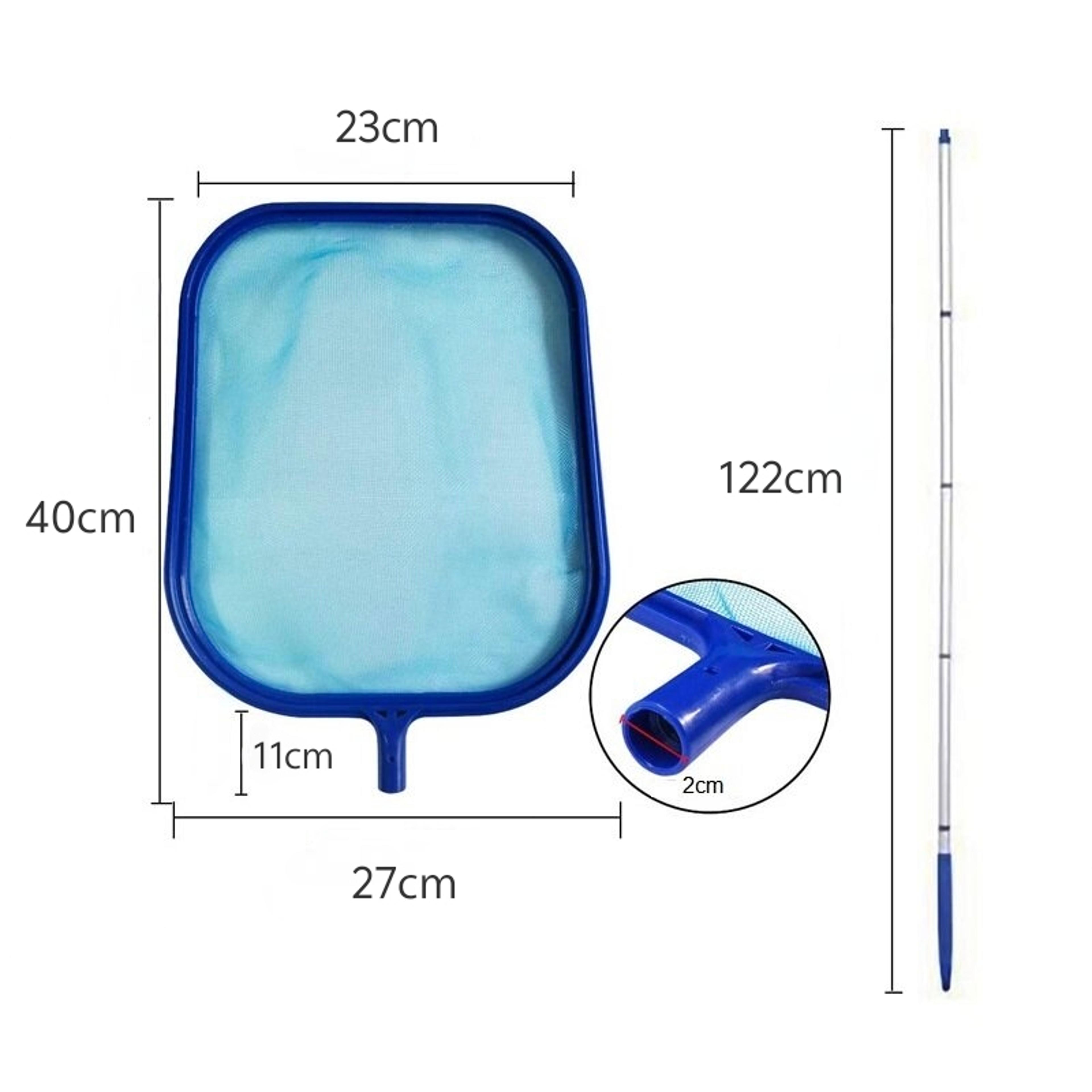 Pool Skimmer Net With Aluminum Pole Pool Leaf Skimmer  Swimming Pool Cleaning Tool 4