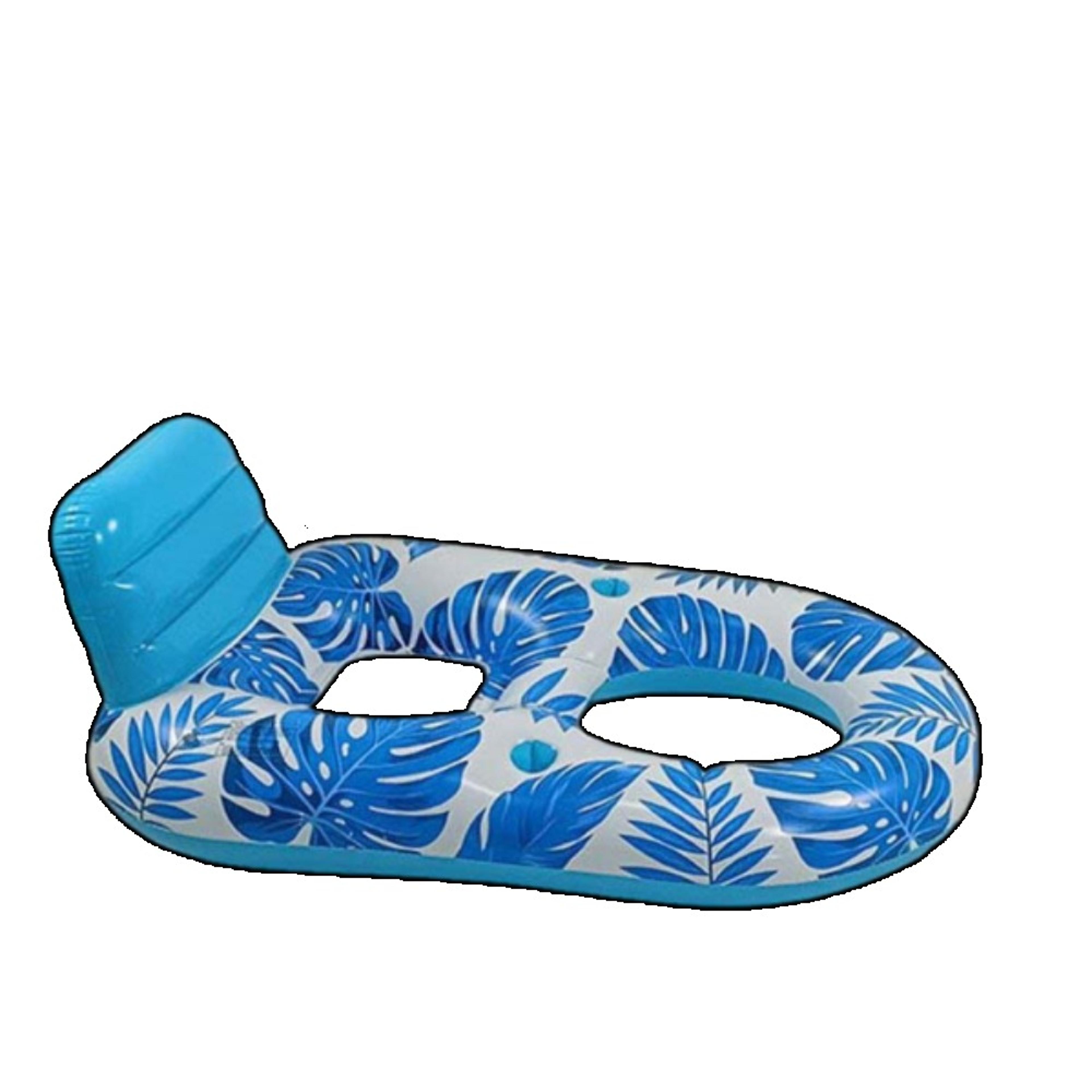 Inflatable Pool Float Lounge Chair With Cup Holder  Backrest For Pool Lake  Beach 2