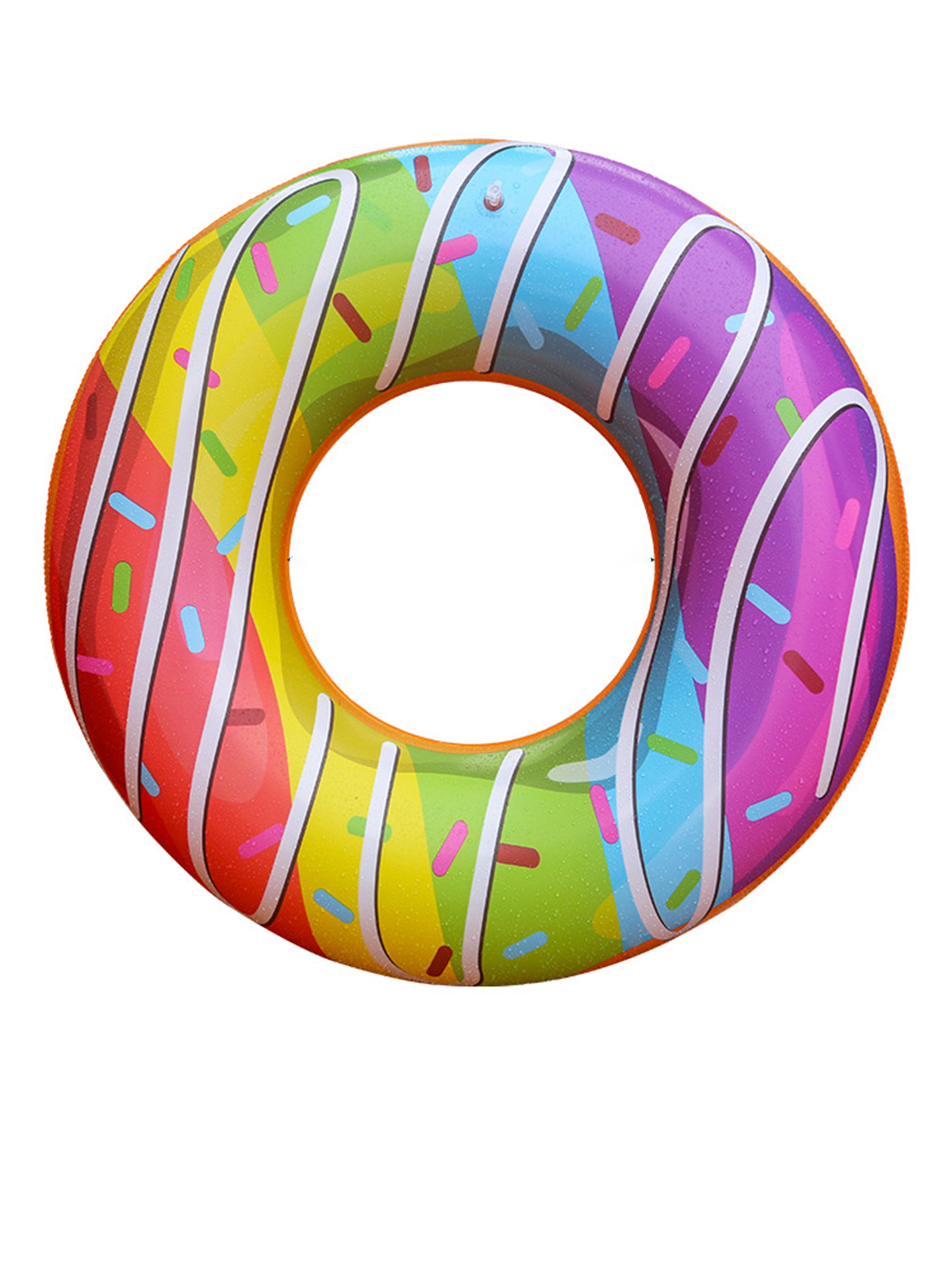 Striped U Shaped Pool Float Premium Inflatable Swimming Ring For Beach  Pool Fun 0